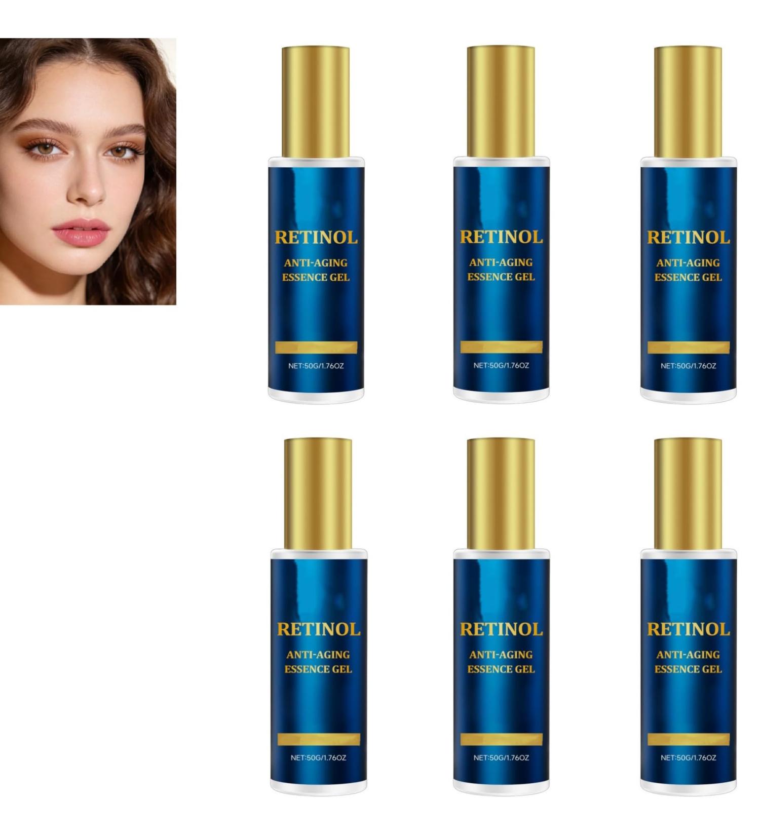  ZHJZGS Set of 6 anti-aging retinol gels - Brightening - Lightweight - Long-lasting hydration - Suitable for all skin types - Improves the appearance of sagging skin - Fine lines and wrinkles - Buy Online on GoSupps.com