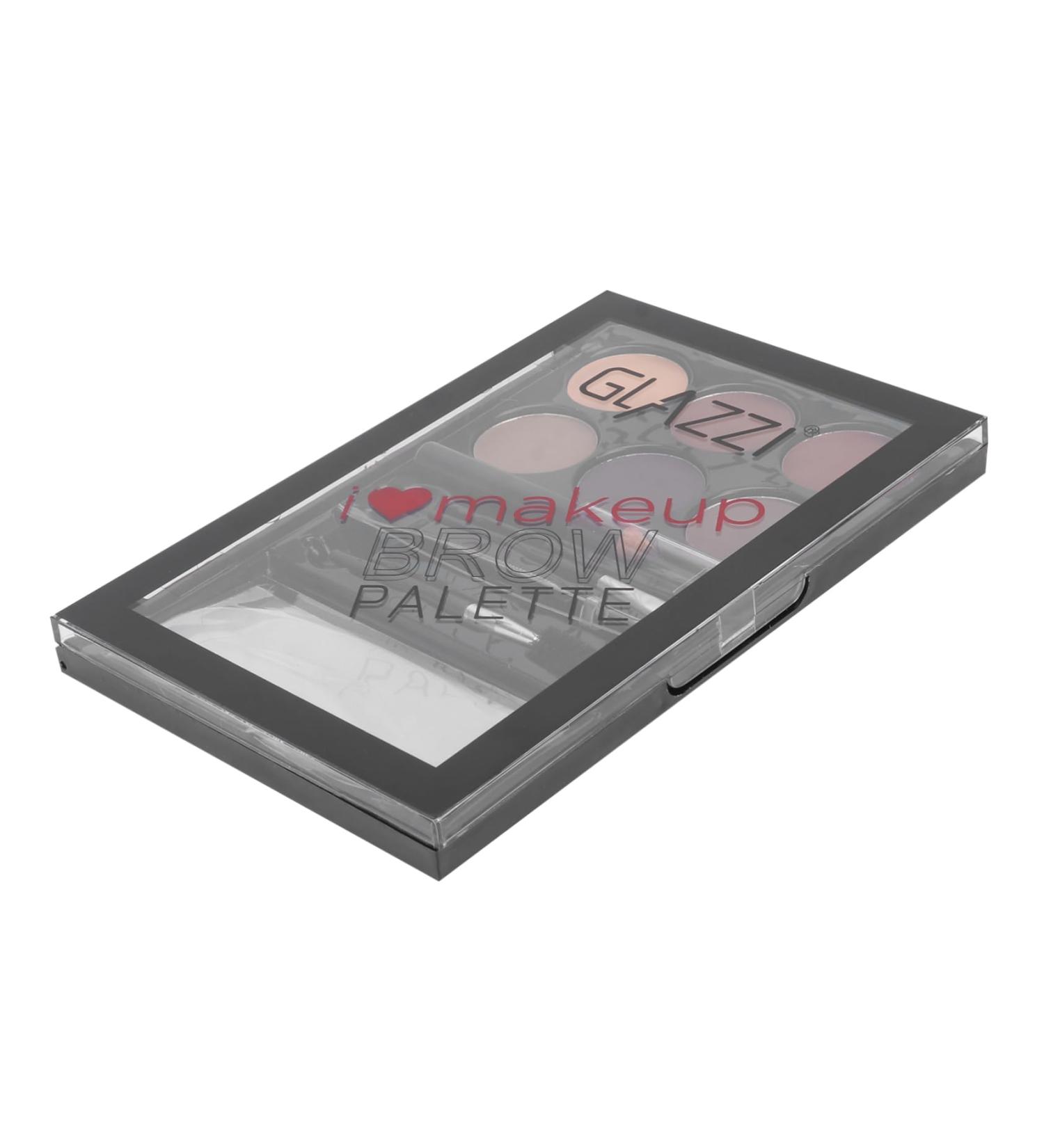 MAGICLULU 1 Set Eyebrow Powder Set Glitter Makeup Pigmented Matte Cosmetic Supply Eyebrow Stickers Brush - Buy Online on GoSupps.com