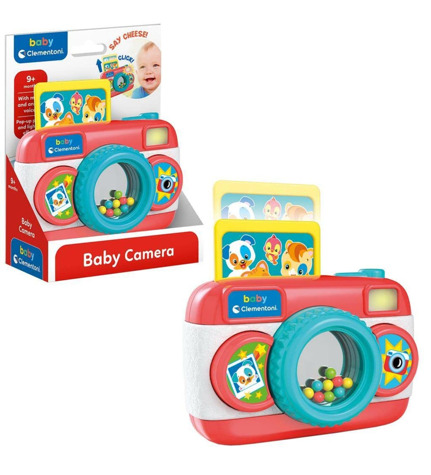 Clementoni Baby Camera | Educational Toy for Toddlers 0-10 Months | Multicoloured | International Shipping Available - Buy Online on GoSupps.com
