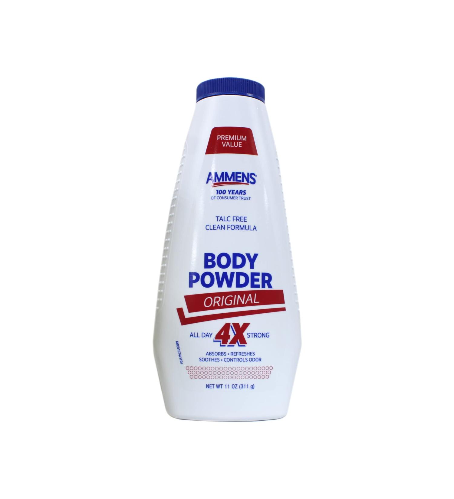 Ammens Powder Original 11 Ounce - Soothing Body Powder for All-Day Freshness - Buy Online on GoSupps.com