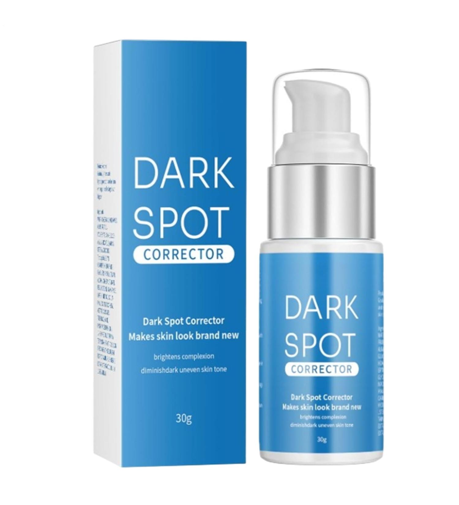Dark spott Corrict S rum -Dark spott Retail pour le visage et le corps | Retonnement du correcteur de taches sombres | S rum de traitement d'hyperpigmentation | Face pour les types de peau sec  - Buy Online on GoSupps.com