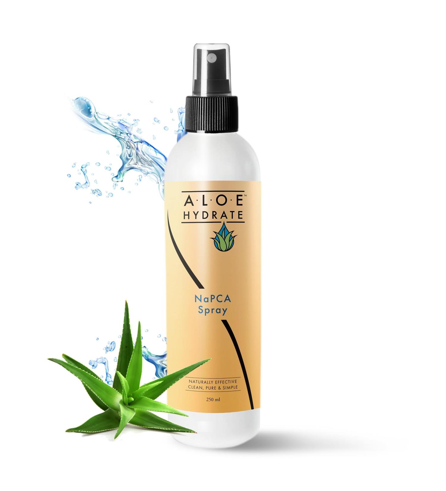 NaPCA Facial Moisturizer Spray - Cooling & Hydrating Face Mist with Pure Sodium PCA Rose Water & Aloe for Refreshing Toning - Buy Online on GoSupps.com
