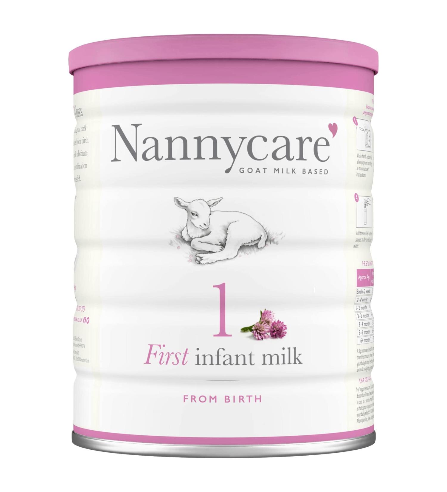 Nannycare 1 Goat Milk First Infant Formula 900g - Pack of 1 - Buy Online on GoSupps.com