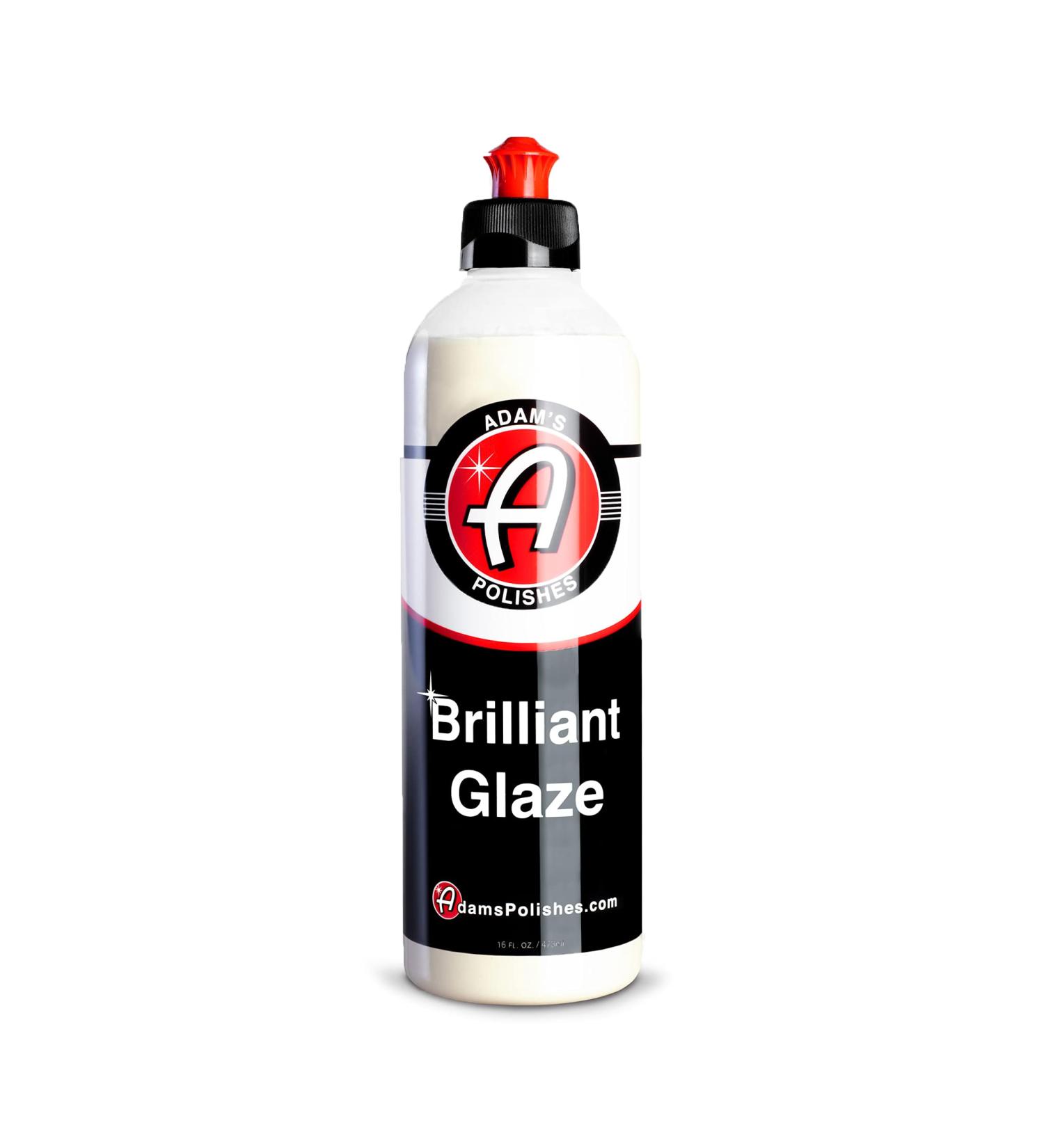 Adam's Brilliant Glaze 16oz - Deep Wet Shine - Easy On/Off - 1 Pound - Buy Online on GoSupps.com
