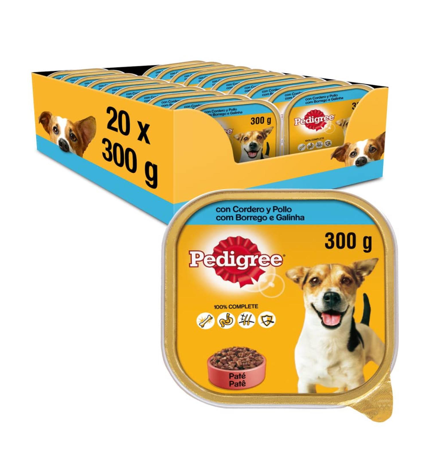 Pedigree Wet Food for Adult Dogs Lamb and Chicken Flavor (Pack of 20 x 300g) - Buy Online on GoSupps.com