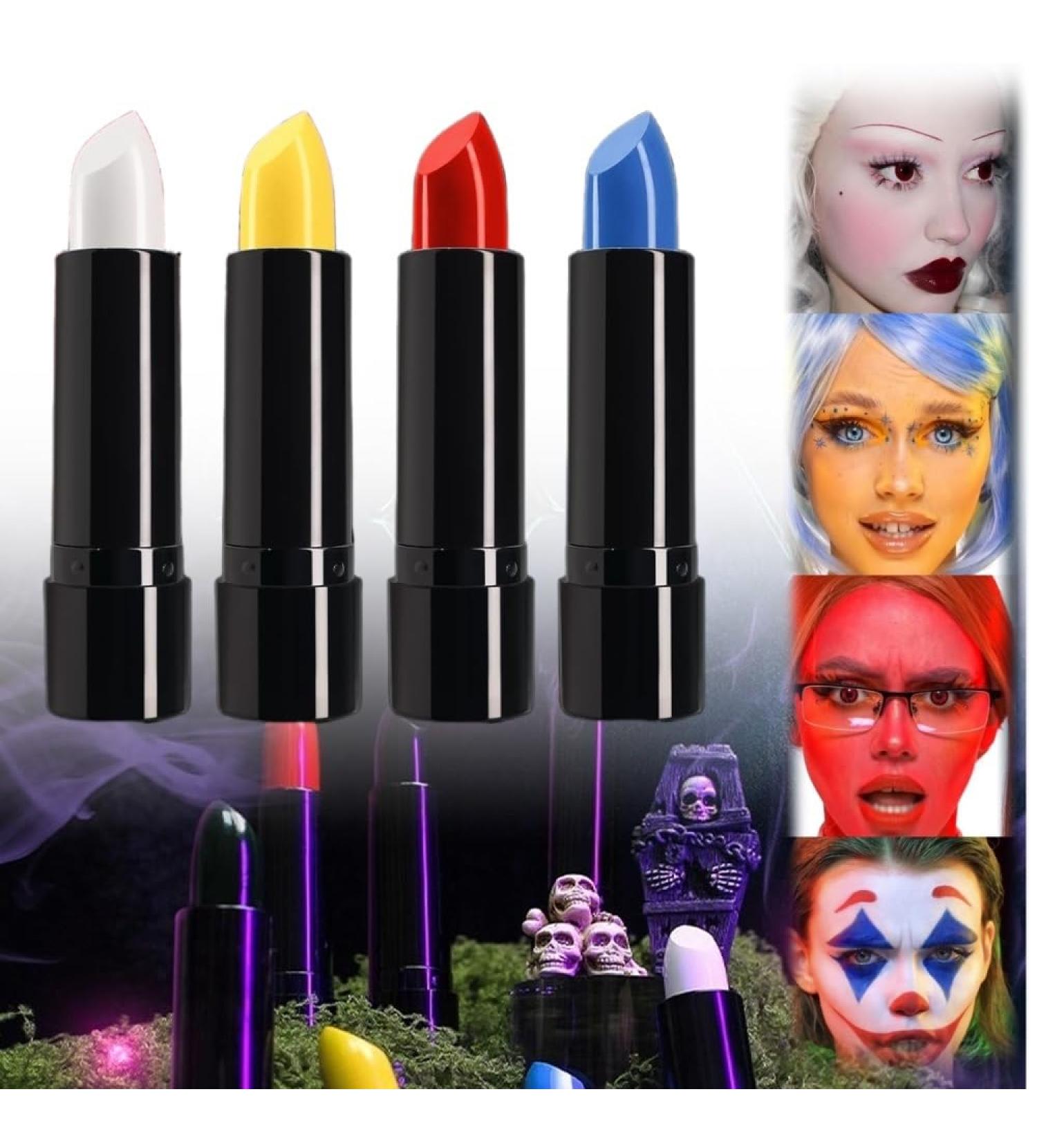 Face Body Paint Stick for Halloween Makeup & Cosplay - Vibrant Colors Set A - Buy Online on GoSupps.com