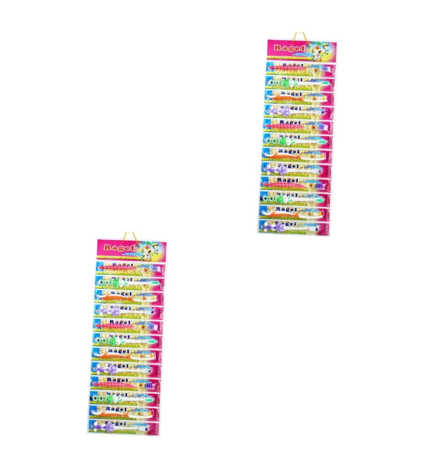 FRCOLOR 24 Pcs Cute Toothbrush Cleaning Brushes - Soft Bristles for Effective Oral Care - International Shipping Available - Buy Online on GoSupps.com