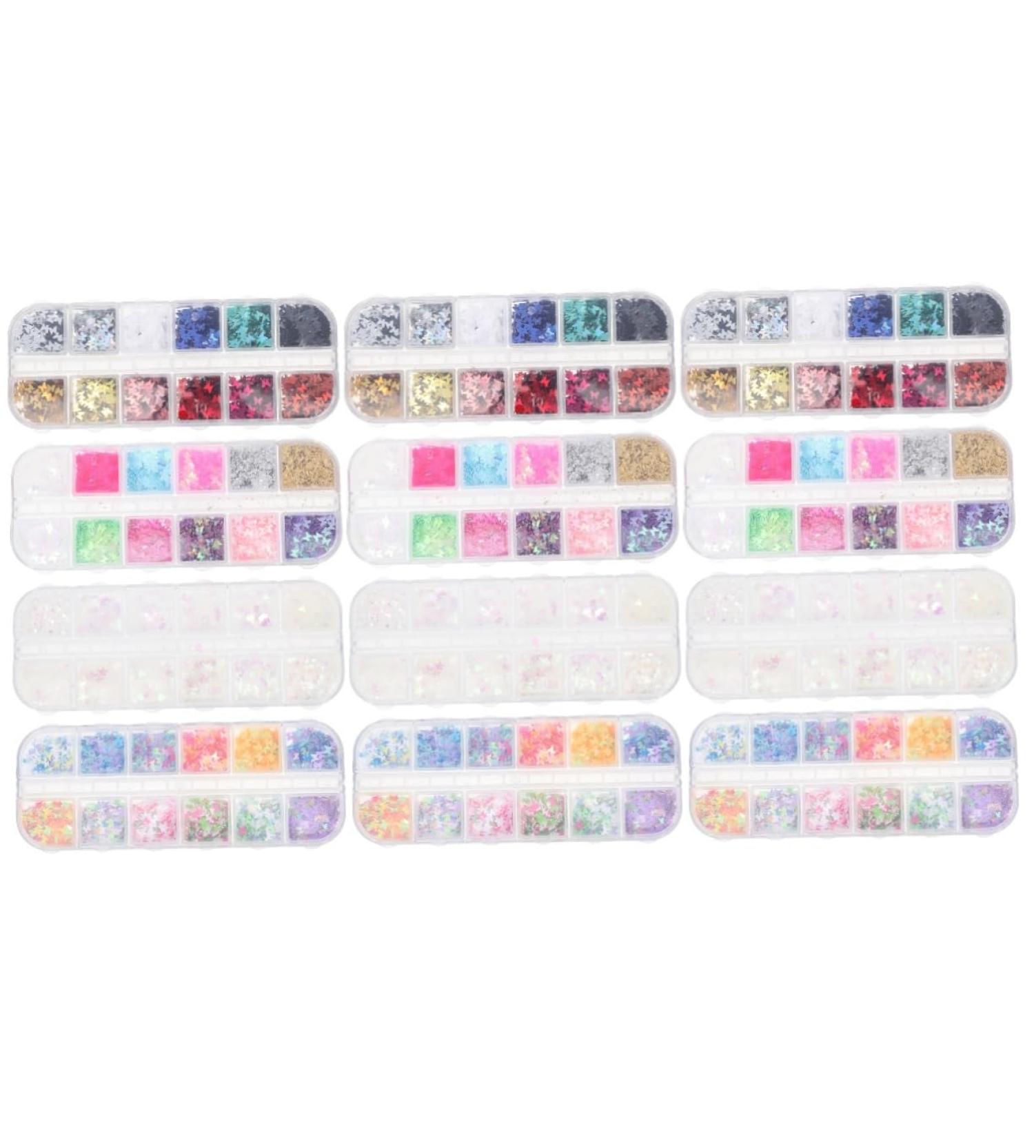 minkissy 12 Boxes Nail Art Sequins Accessories Rhinestone for Nails Sunflower Nail Art Nail Jewelry 3d Nail Glitter Nail Charms Glitter Slices Nail Rhinestones Decorations Plastic Summer - Buy Online on GoSupps.com