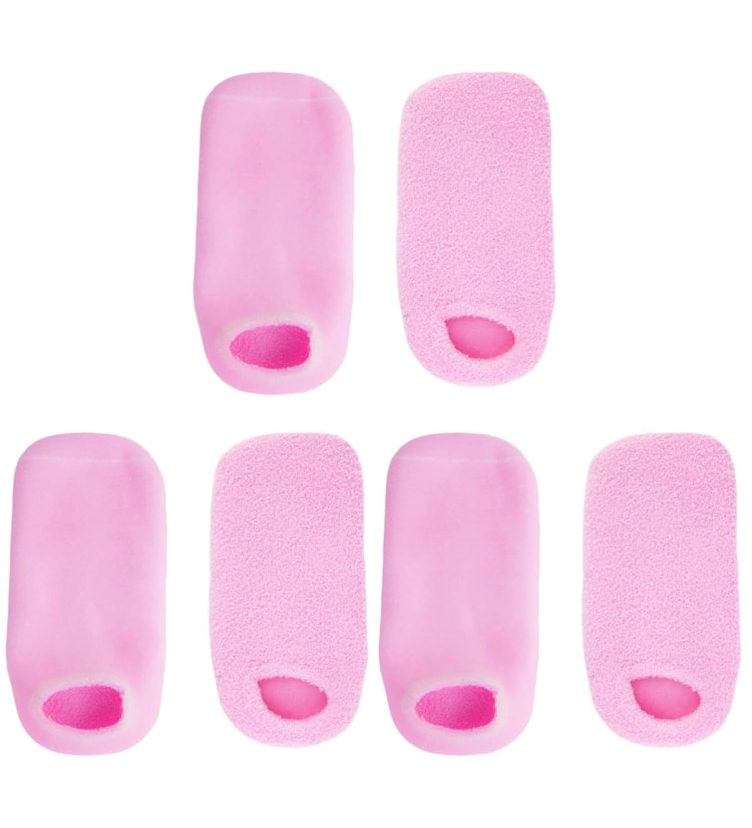 MAGICLULU Spa Gel Socks 3 Pairs Moisture Socks Gel Socks Moisturizing Foot Wear Cracked Foot Lotion Socks Oil Infused Socks Cracked Heel Socks Cotton Oil Socks Spa Essential Oil Miss Pink - Buy Online on GoSupps.com
