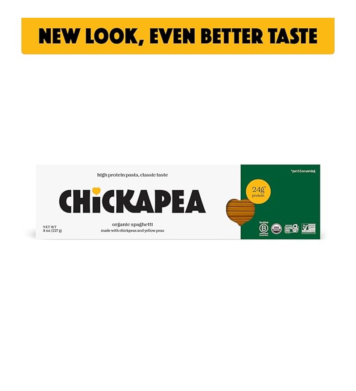Chickapea Organic Chickpea Pasta - Spaghetti - 8 oz Pack of 6 - Buy Online on GoSupps.com