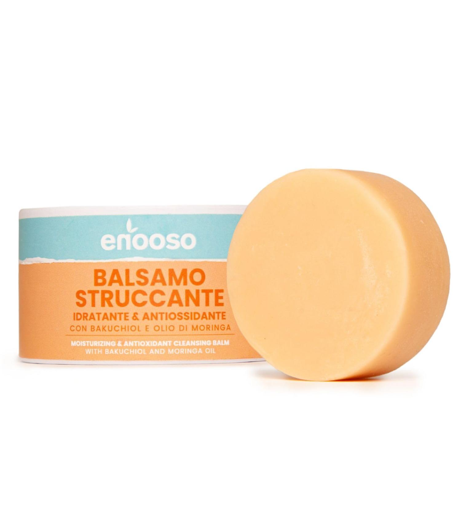  ENOOSO Enooso - Waterproof Face & Eye Makeup Remover Butter Immediate Relief & Antioxidant Moisturizing Solid Conditioner with Bakuchiol Vitamin E Moringa Oil & Coconut Skins - Buy Online on GoSupps.com