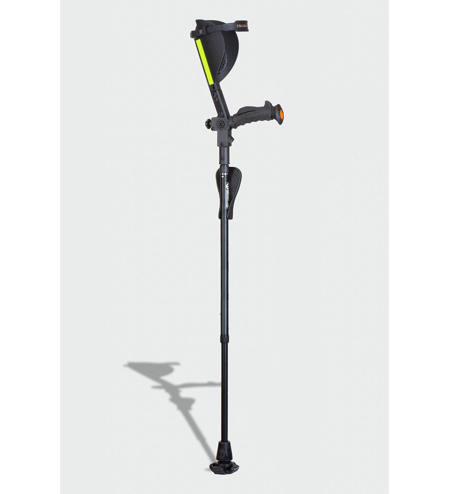 New Generation Ergobaum Ergonomic Crutch/Cane - Extra Balance and Strong Performance (Single Unit) - Buy Online on GoSupps.com