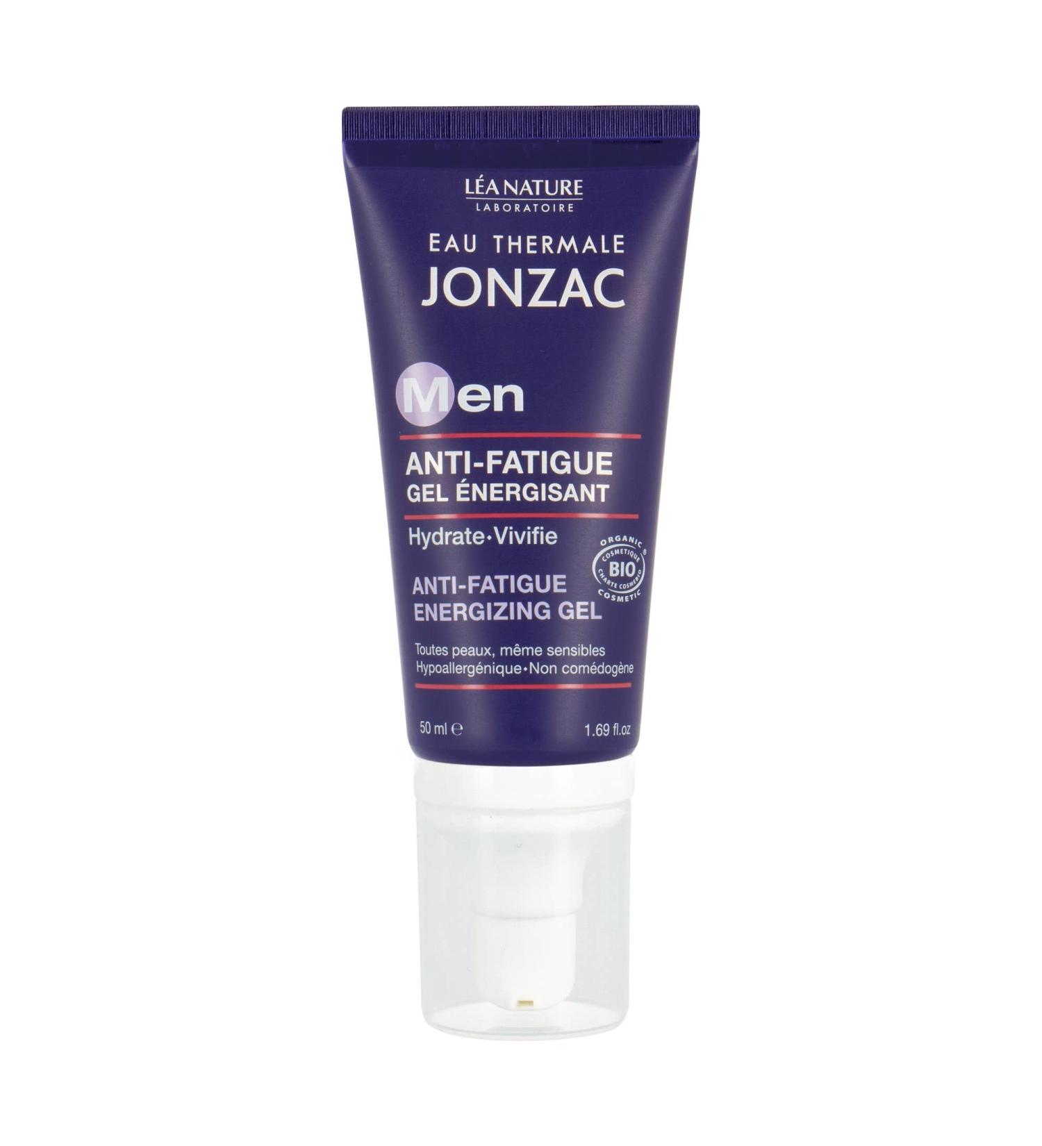 Eau Thermale Jonzac Men Organic Cosmetic Anti-Fatigue Energizing Gel 50 ml - Buy Online on GoSupps.com