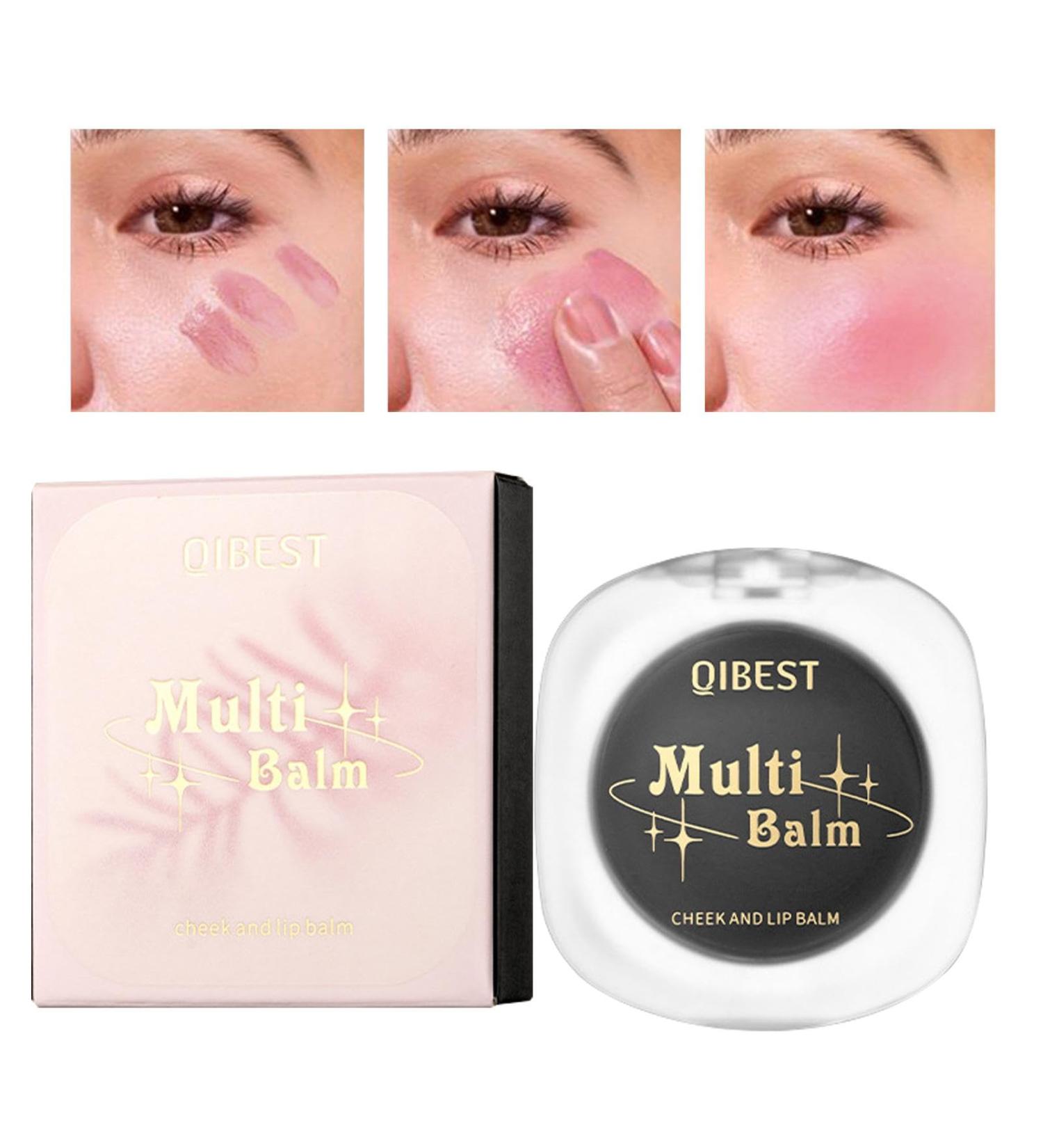Color Changing Blush - Portable Black Cheek Blush Non-Greasy Cheek and Lip Blush Tint Long-Lasting Temperature Changing Blush for Beautifying - Buy Online on GoSupps.com