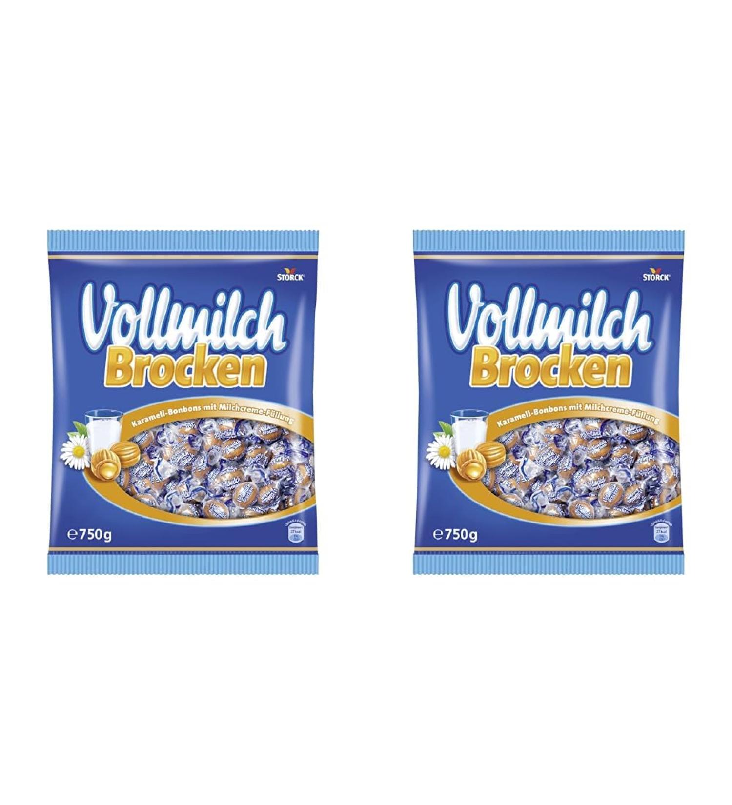 Buy Colorful World Full Milk Chunks - 750g Caramel Candies with Milk Cream Filling (Pack of 2) - International Shipping Available - Buy Online on GoSupps.com