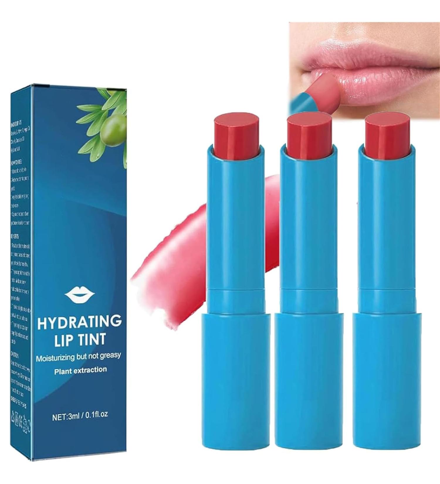 2024 Tinted Lip Balm Nutritious Moisturizing Lip Balm Long Lasting Waterproof Hydrating Lip Gloss Natural Ingredients Moisturizing Lip Tint for Dry Chapped Lips - Buy Online on GoSupps.com