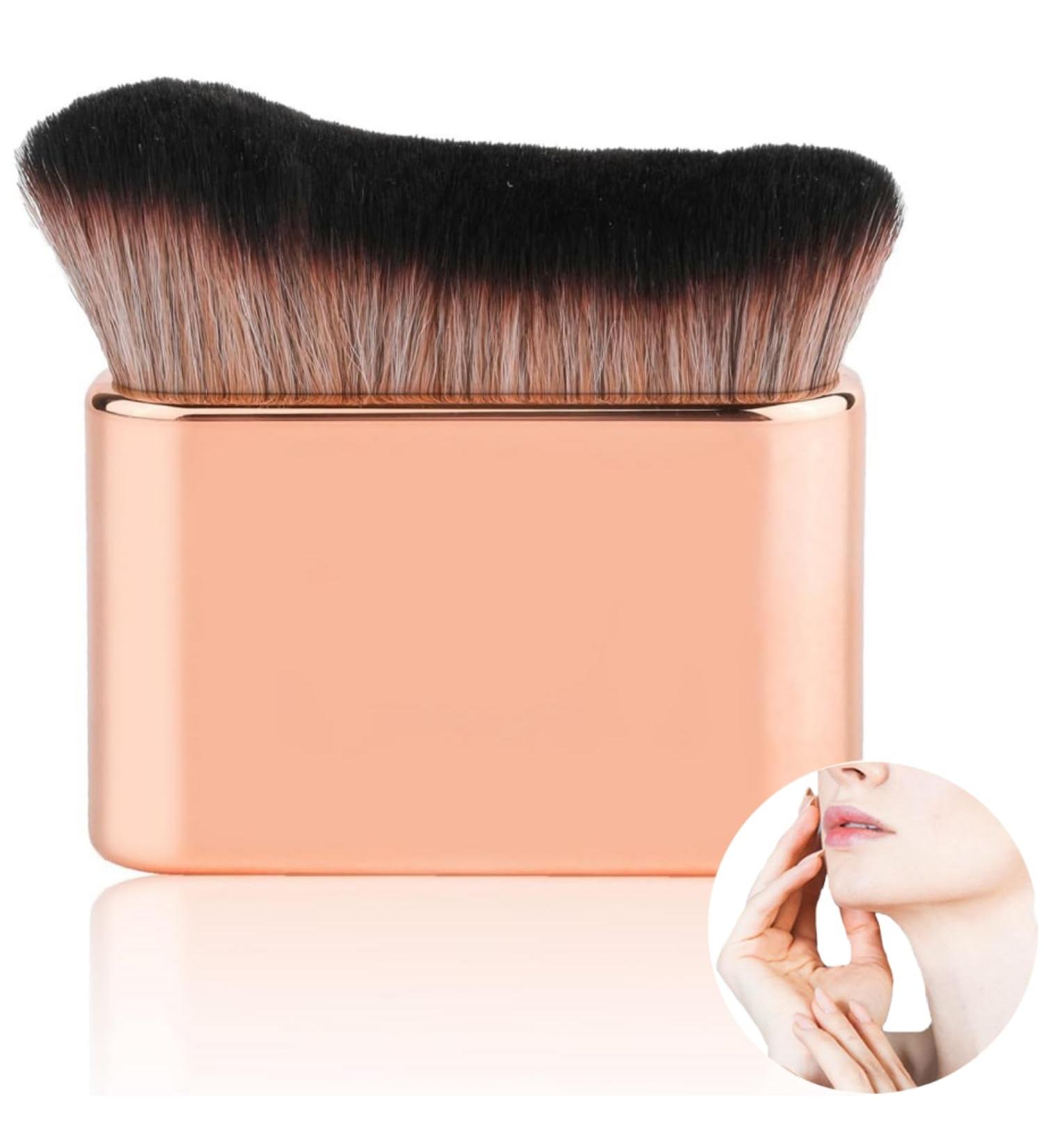 Tanning Brush Self Tan Brush Applicator Kabuki Brush for Body Rose Gold Foundation Brush Body Makeup Blur Fake Tan Brush Blending Brush for Best Self Tanner for Face and Body - Buy Online on GoSupps.com
