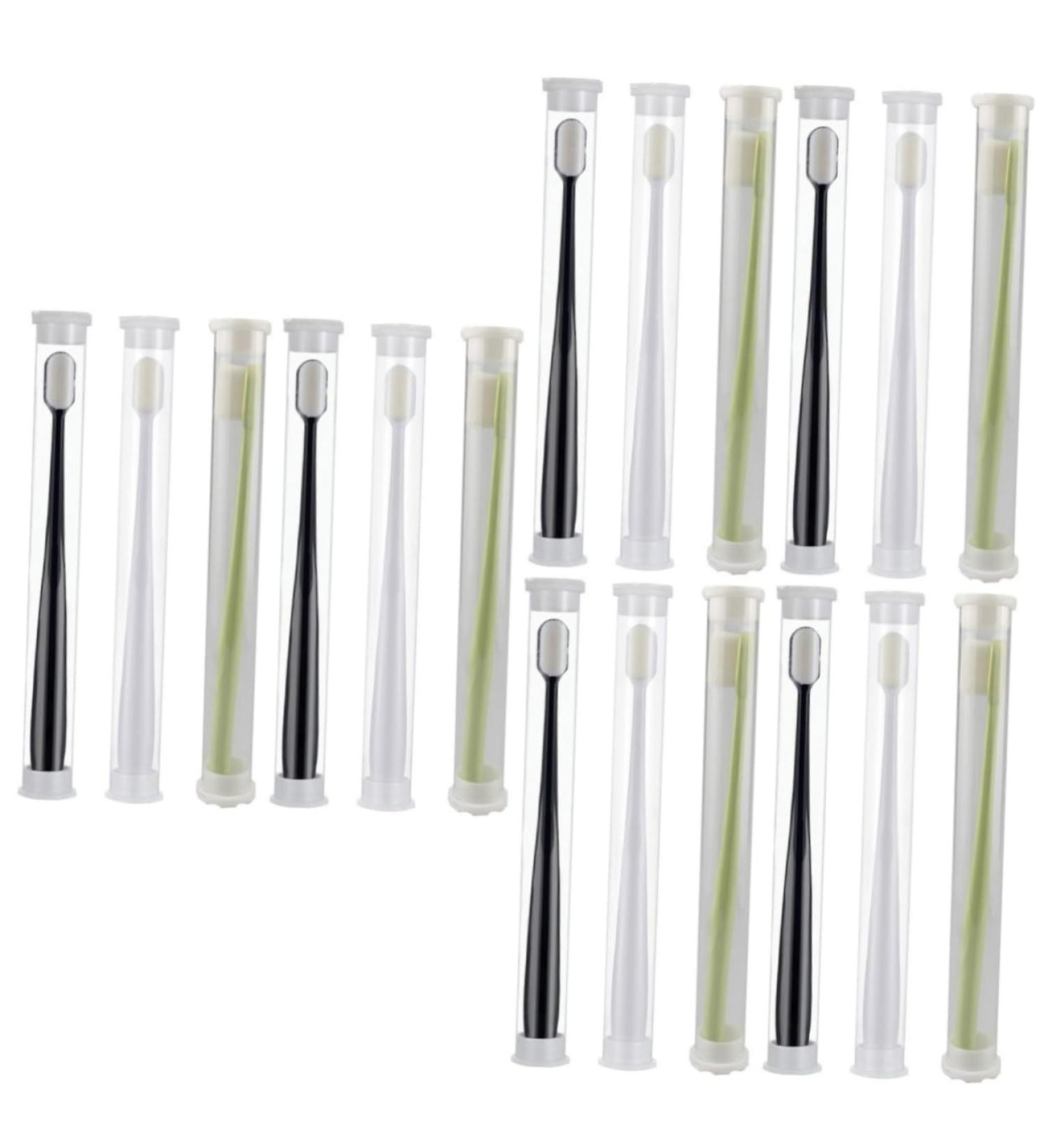 Lurrose 18 pc Nano Toothbrush Set for Pregnant Women | Extra Soft Bristles for Sensitive Teeth | Oral Care & Household Essentials - 1 Pack (3 Pieces) - Buy Online on GoSupps.com