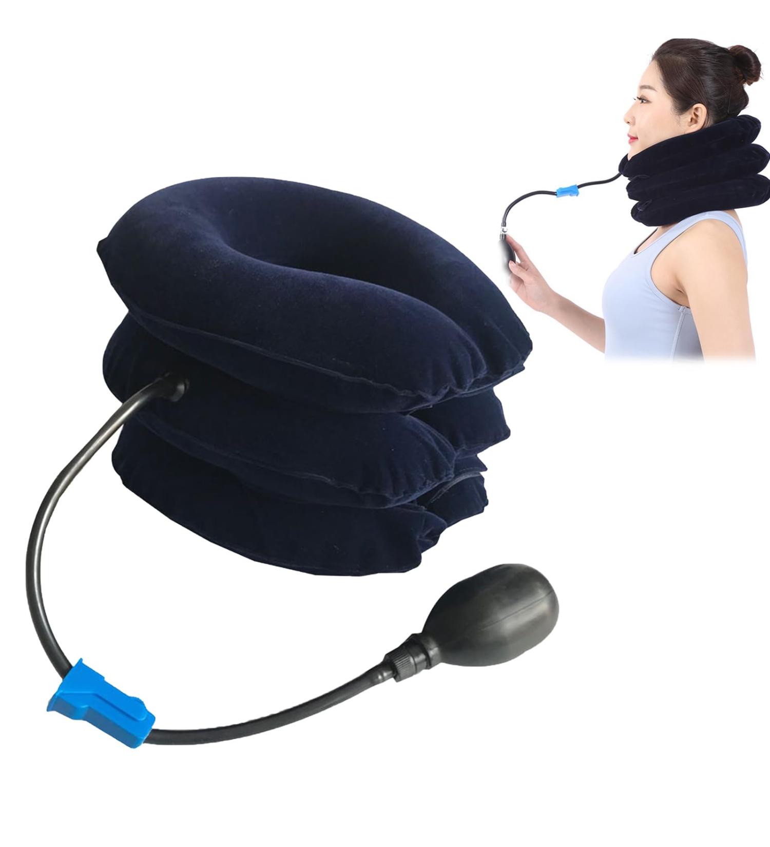 Buy Smtelegance Cervical Neck Traction Device - Adjustable Neck Support Pillow for Spine Posture Correction | International Shipping - Buy Online on GoSupps.com