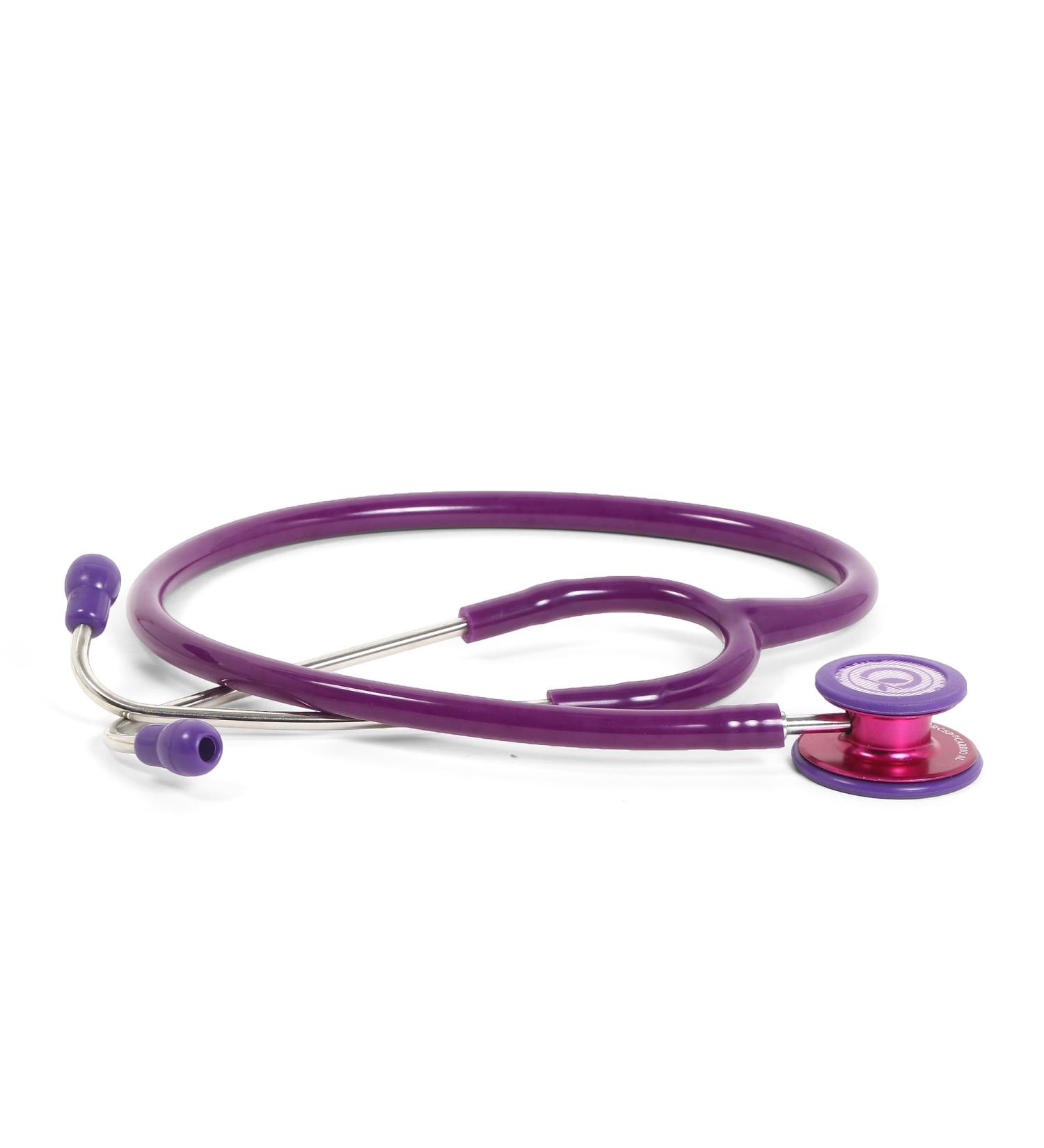 Dual Head Stethoscope for Doctors & Nurses - High Acoustic Sensitivity Durable & Comfortable - Lightweight Medical Tool (Purple - Buy Online on GoSupps.com