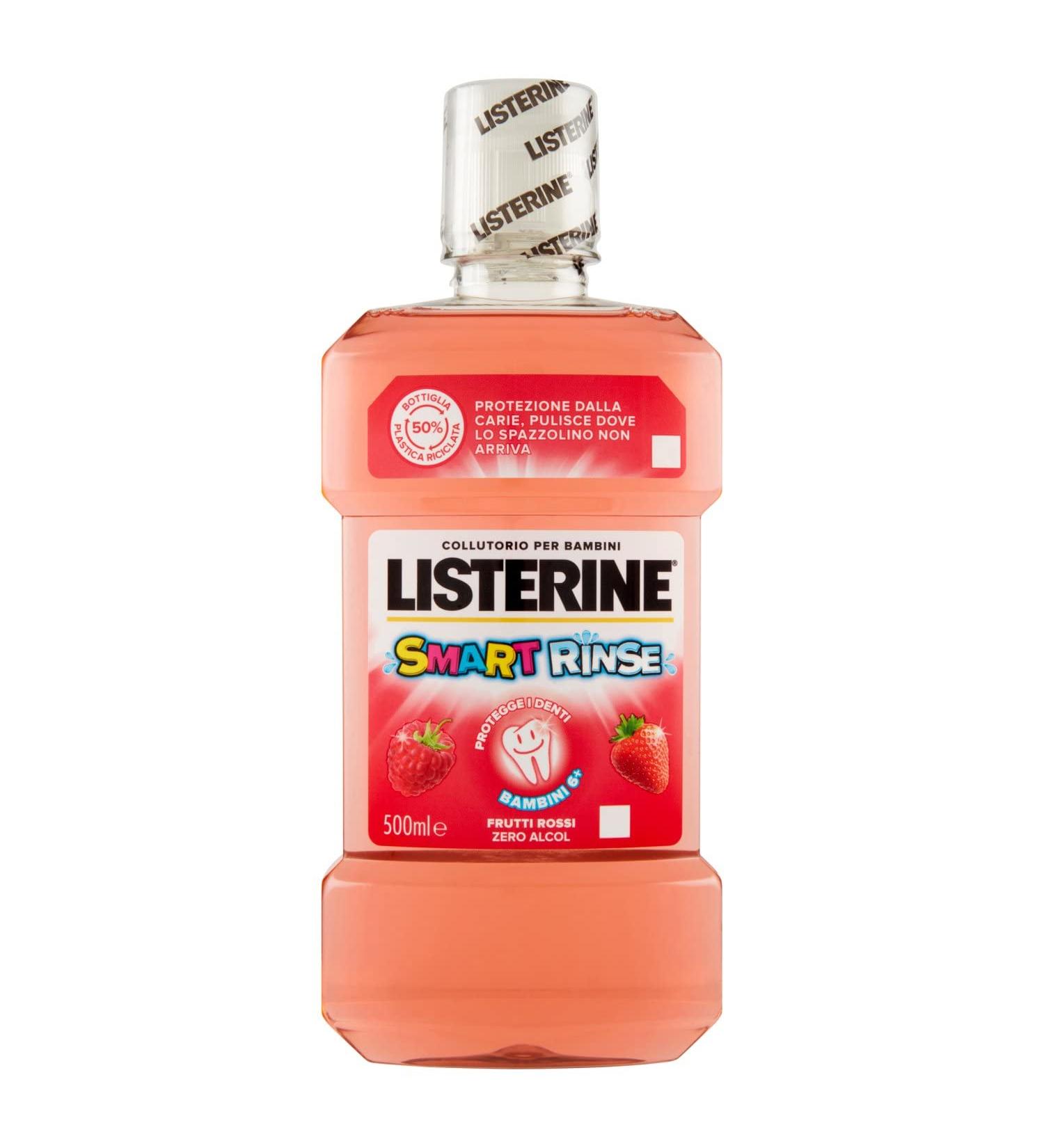 Shop Listerine Smart Rinse 500ml - Fresh Breath & Oral Care | International Shipping Available - Buy Online on GoSupps.com