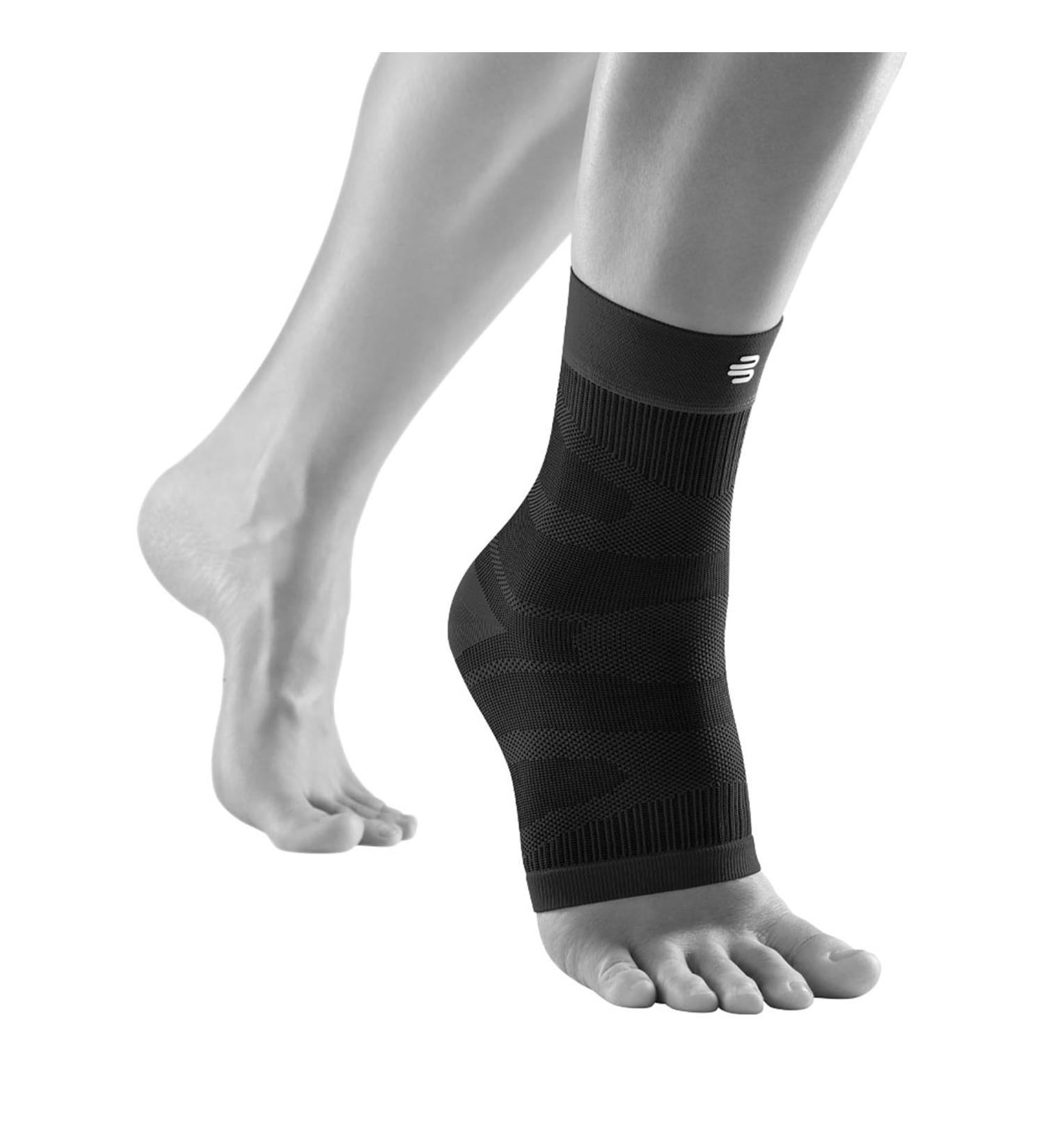 Bauerfeind Sports Compression Ankle Sleeve for Running & Fitness - Unisex Ankle Support & Protection (Black) - Buy Online on GoSupps.com