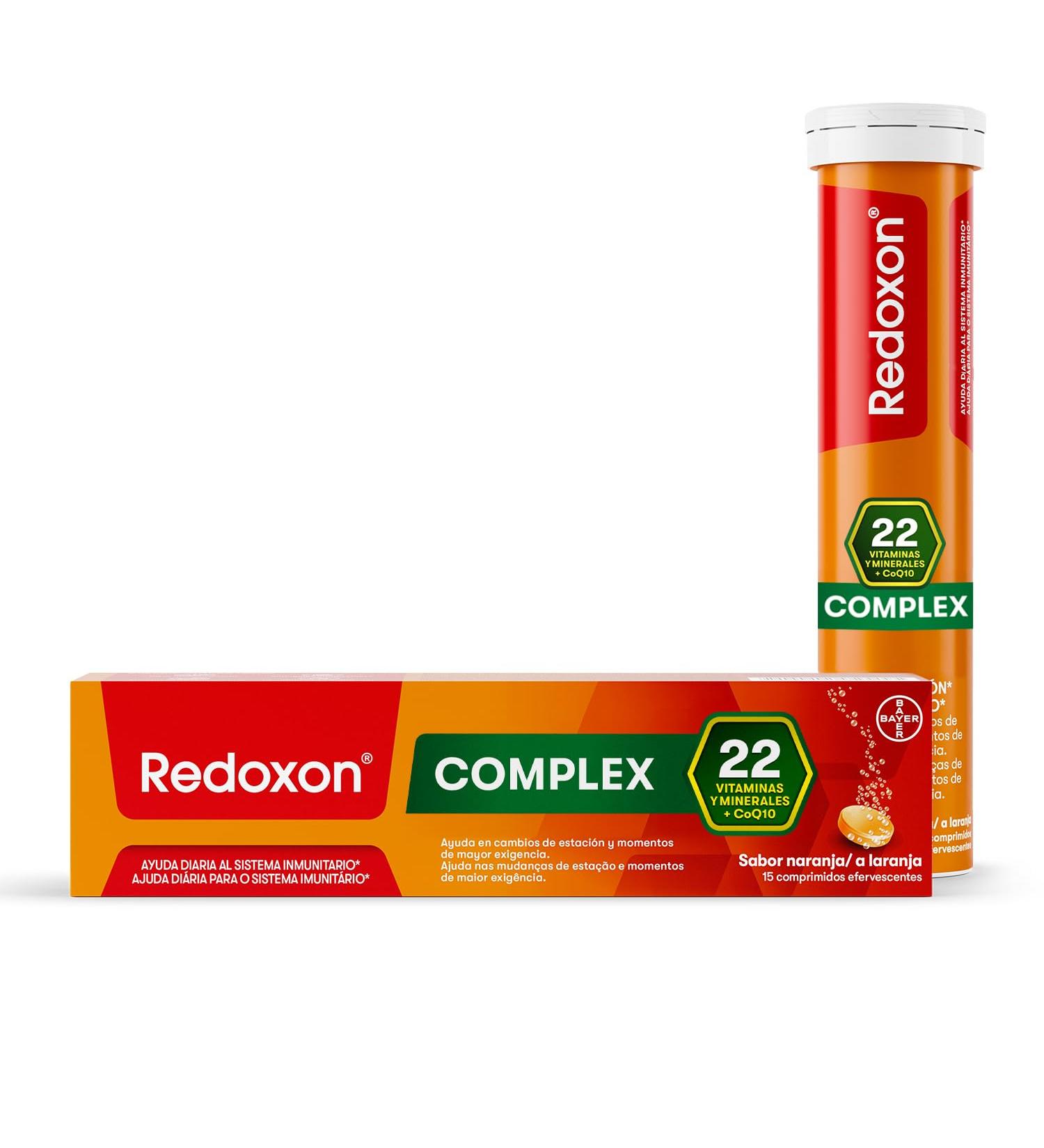  Redoxon Redoxon Complex Vitamins and Minerals an aid to energy recovery and mineral salts suitable for physical exercise overwork and convalescence 15 effervescent tablets - Buy Online on GoSupps.com