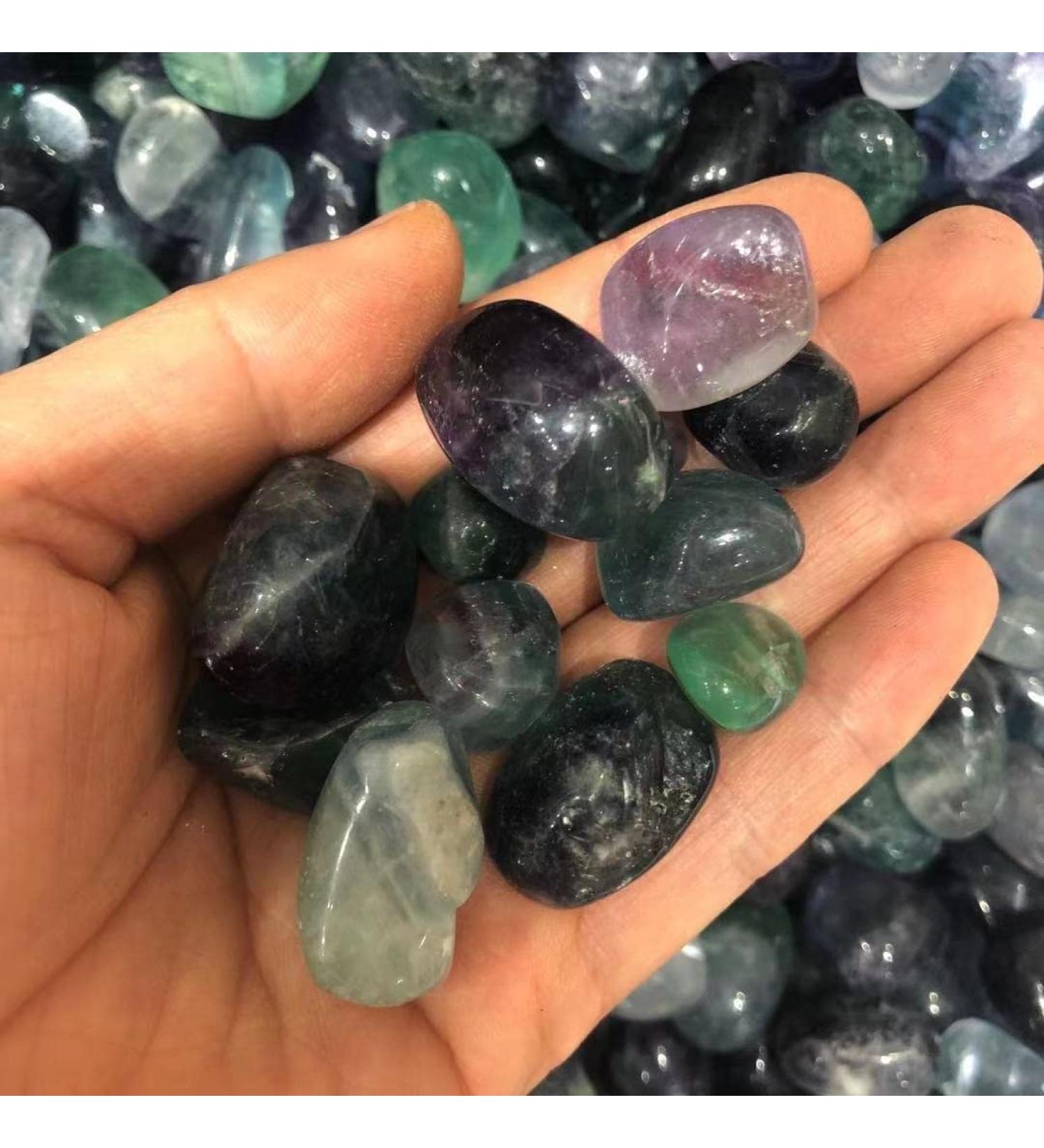 Natural Fluorite Crystal Stones Mini Rock SpecimenChakra Chip Gemstone Feng Shui Home Decoration Crafts NaturalReiki Decoration dingchi Stone Mineral Specimen (Size : 500g) - Buy Online on GoSupps.com
