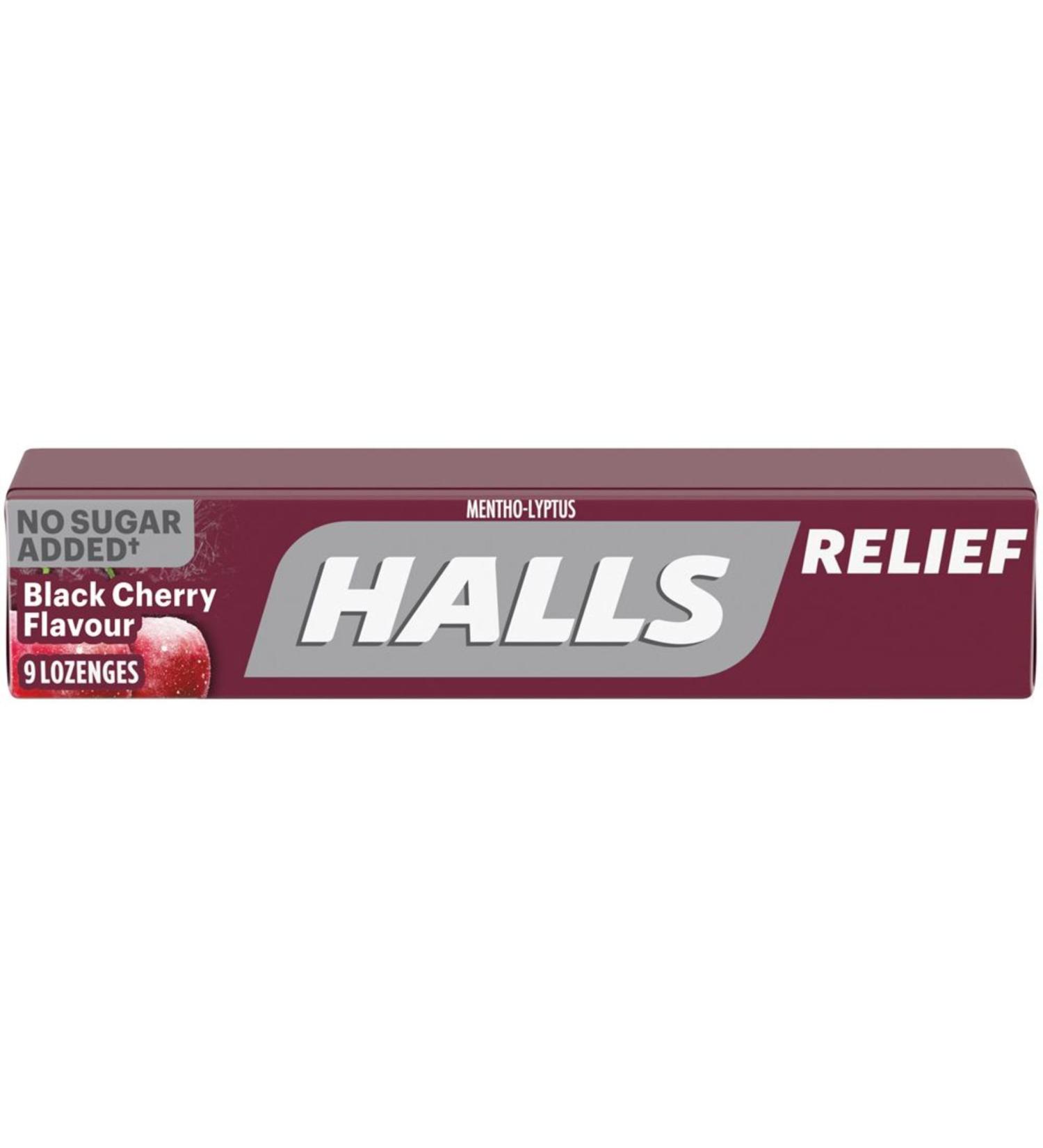 Triple Soothing Action Cough Drops - Black Cherry Flavor 9 Pieces | Fast International Shipping - Soothes Cough & Throat - Buy Online on GoSupps.com