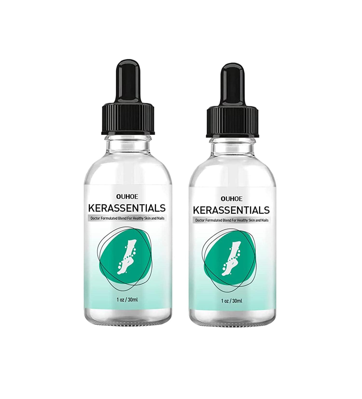 2Pcs Kerassentials Toenail Treatment - Extra Strength for Damaged and Discolored Nails - Buy Online on GoSupps.com