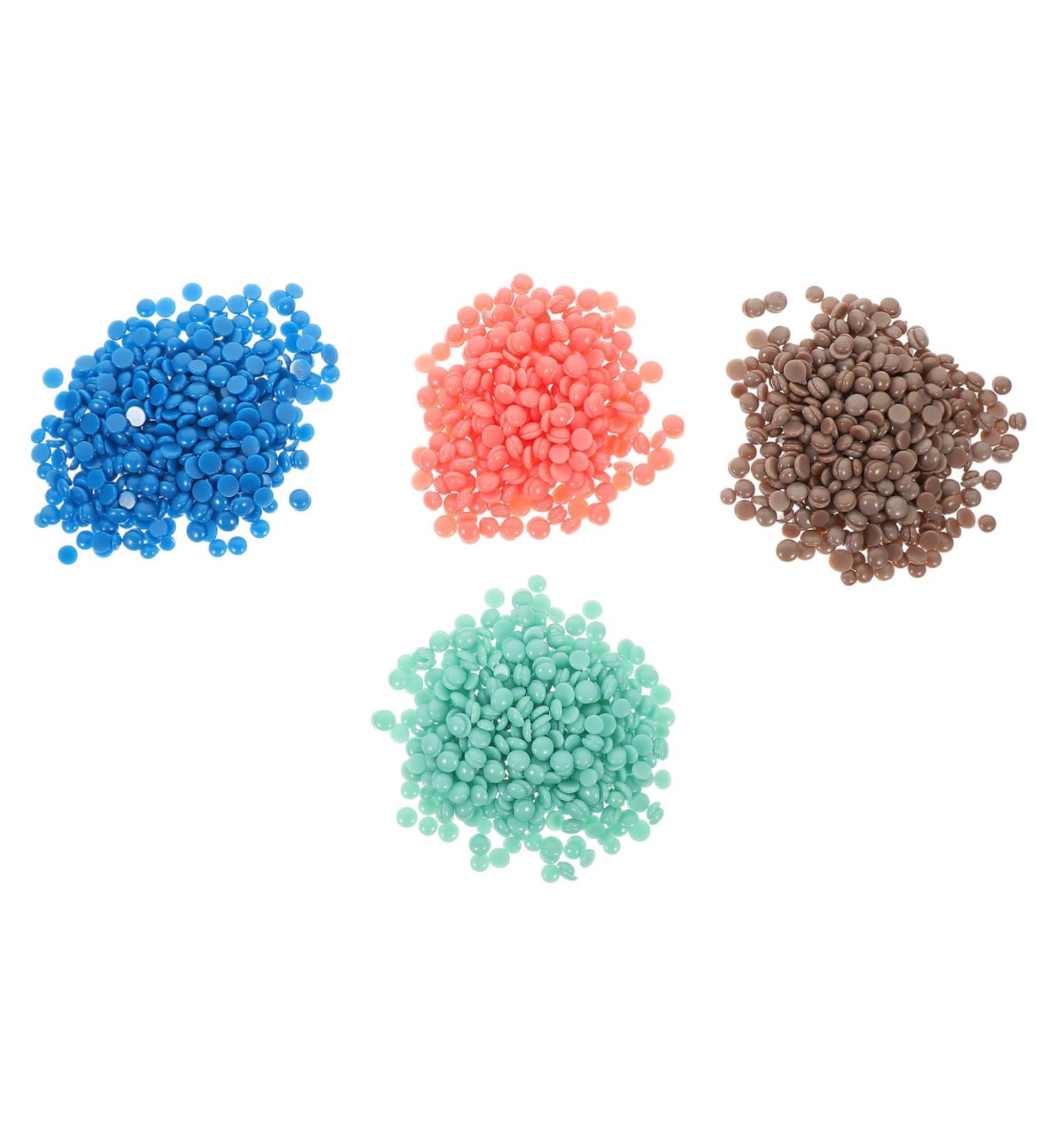 Magiclulu 4 Pack Wax Beans - Hard Wax Pearls for Hair Removal & Eyebrow Waxing - Brazilian Wax & Depilation Cream - International Shipping Available - Buy Online on GoSupps.com