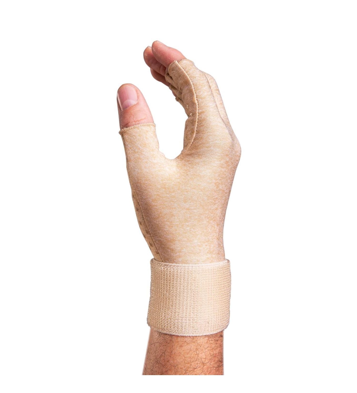 Buy DonJoy Advantage Fingerless Arthritis Gloves - Tan (Size S) | International Shipping Available - Buy Online on GoSupps.com