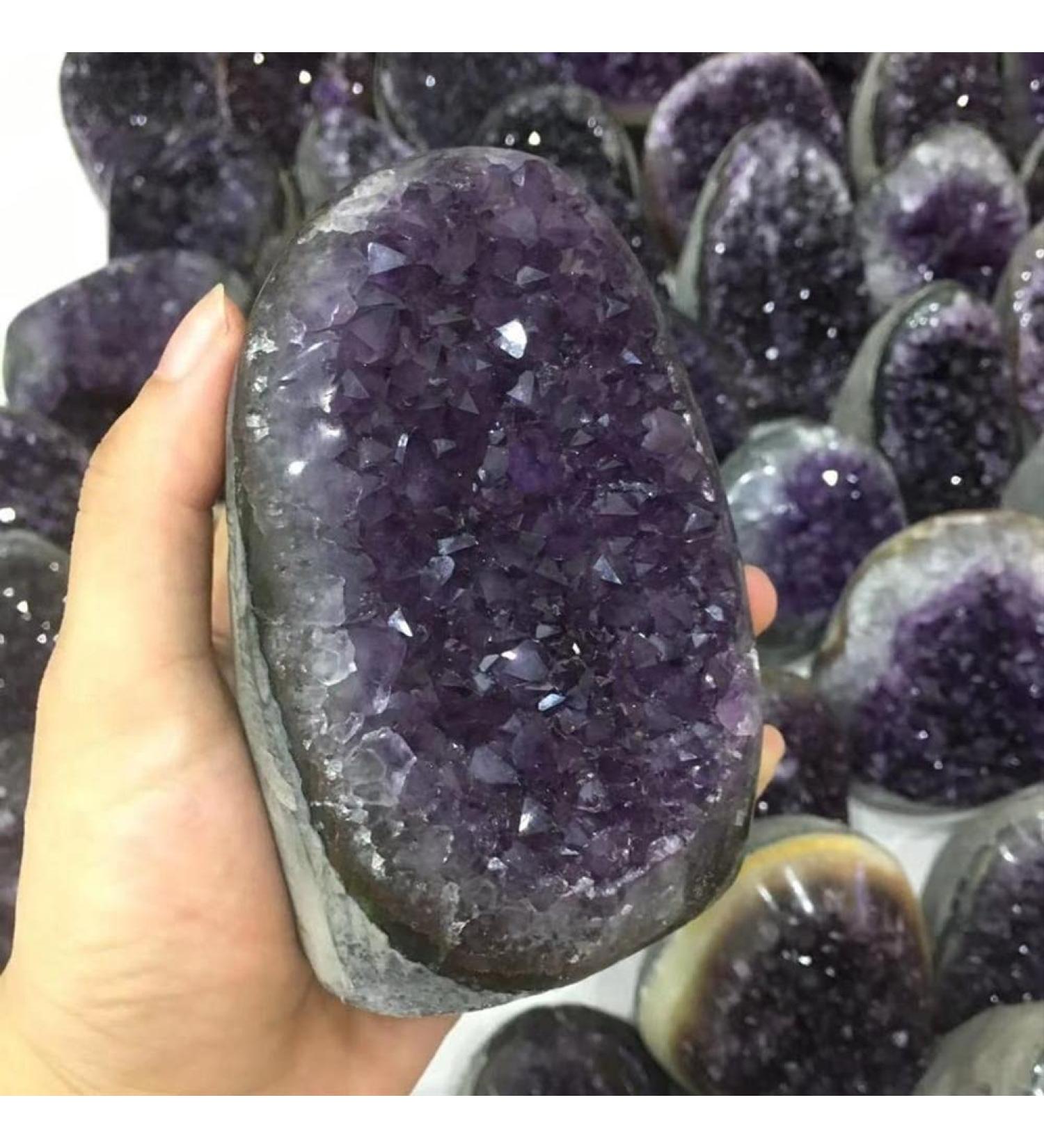Natural Crystal Rough Specimen Natural Uruguay Amethyst Geode Cluster s SpecimenQuartz Crystal Stone Home DecorationStone Home Collections - Buy Online on GoSupps.com