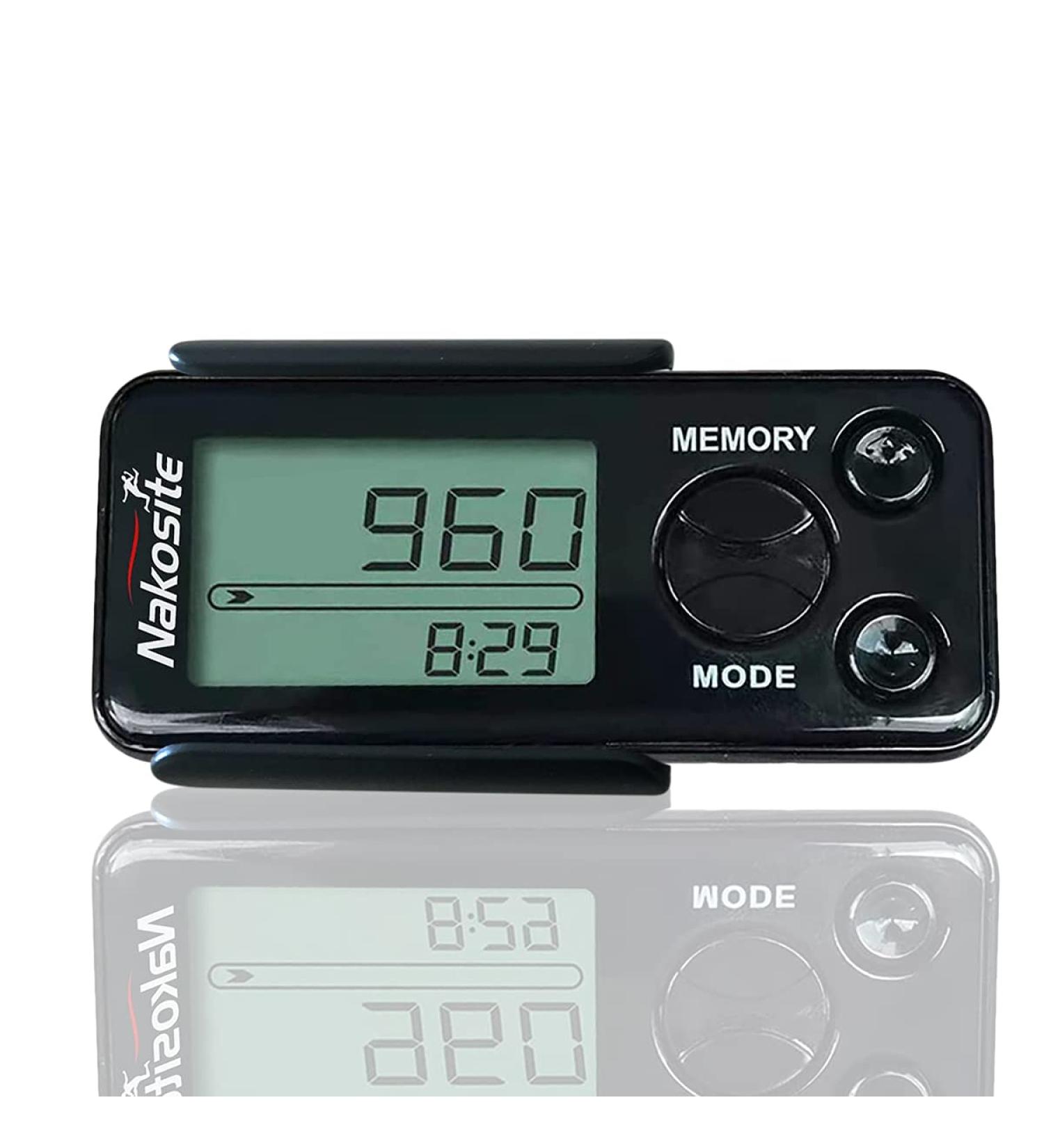 Buy Nakosite PEDI2433-NVB Pedometer - Accurate App-Free Tracker for All Ages | Distance & Calories | No Bluetooth Required - Buy Online on GoSupps.com