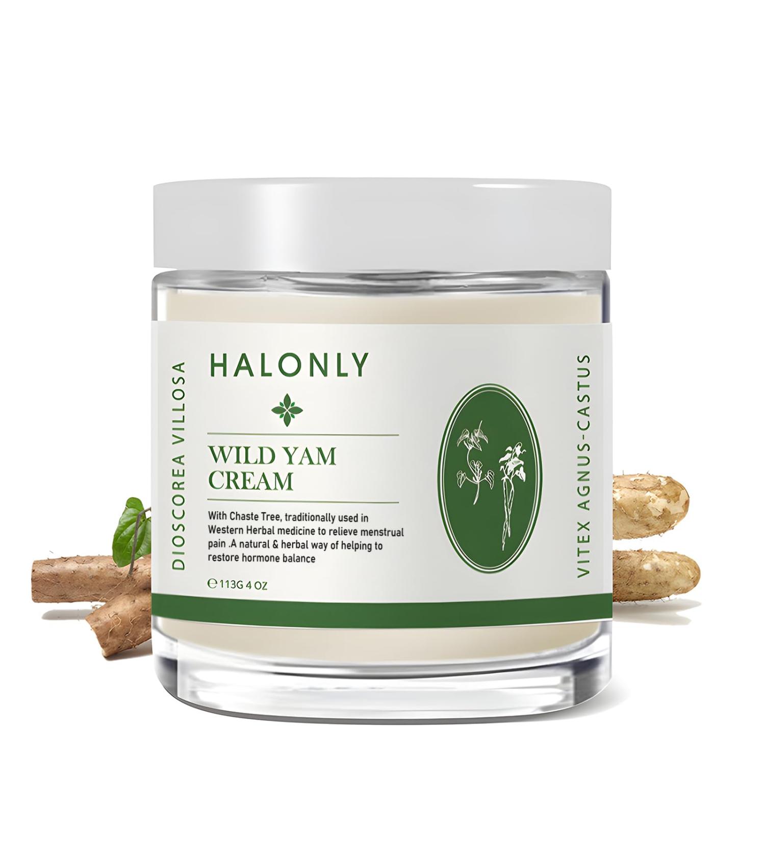 Wild Yam Cream for Hormone Balance | Organic Skin Care for Women | PMS & Menopause Relief - Buy Online on GoSupps.com