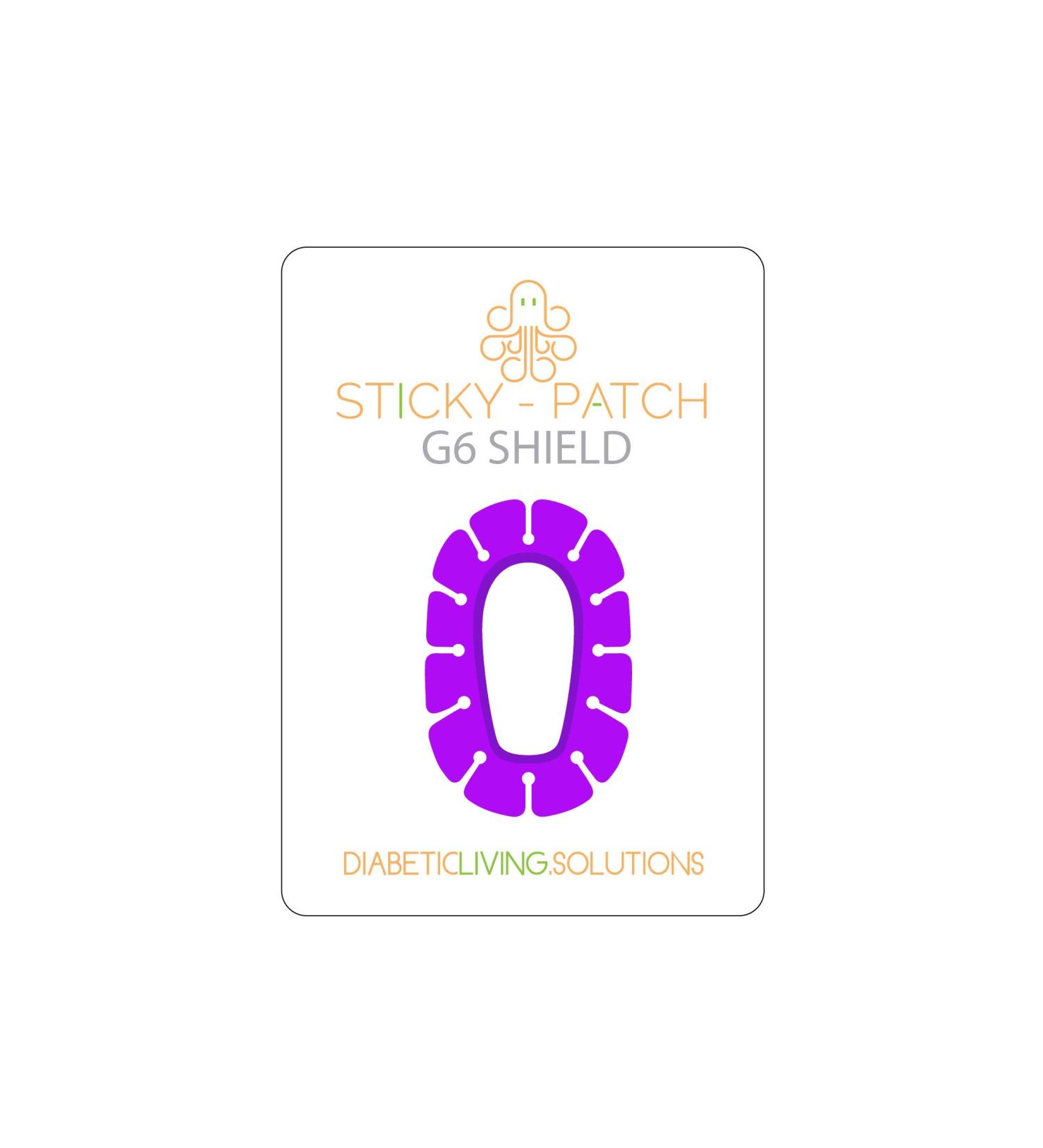 Dexcom G6 Shield - Purple Reusable Overpatch for Sensor Protection - Buy Online on GoSupps.com