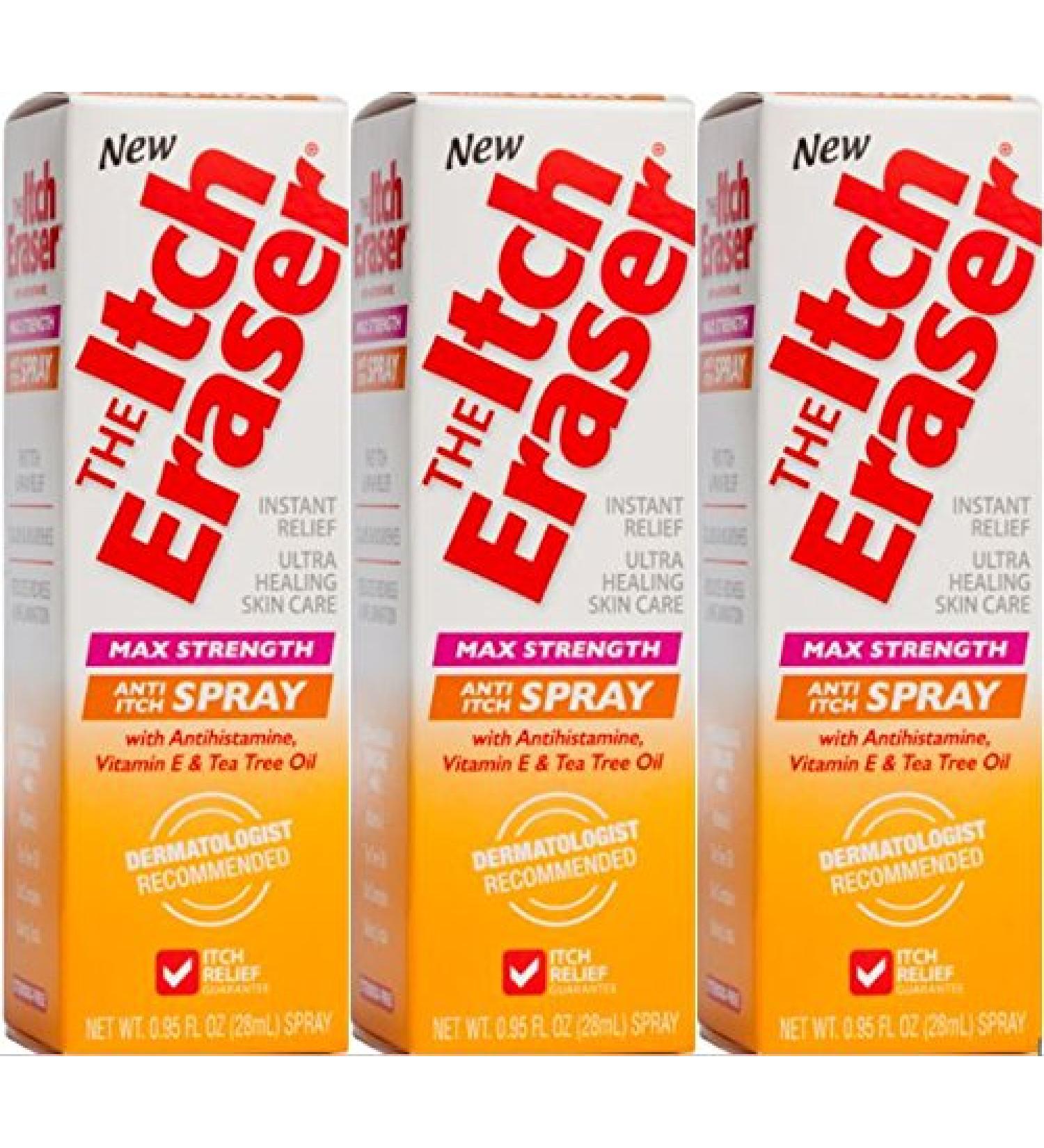 Itch Eraser Max Strength Spray - Steroid-Free Antihistamine for Fast Relief - Buy Online on GoSupps.com