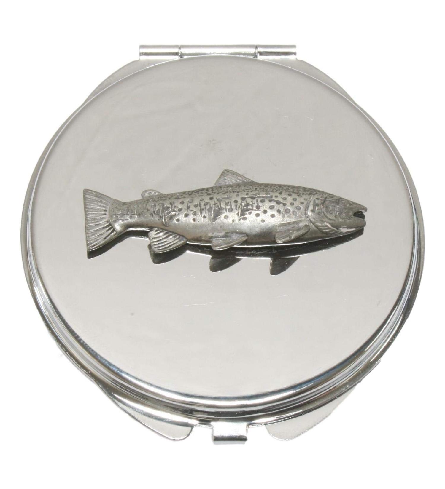 Brown Trout Compact Mirror Handbag Gift With Free Engraving 44 - Buy Online on GoSupps.com