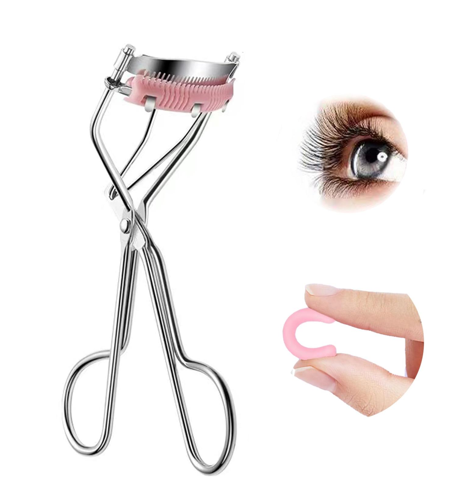 Professional Eyelash Curler with Comb & Brush - Durable Carbon Steel Anti-Slip Grip Unique Design for Exquisite Beauty | Shop Internationally - Buy Online on GoSupps.com