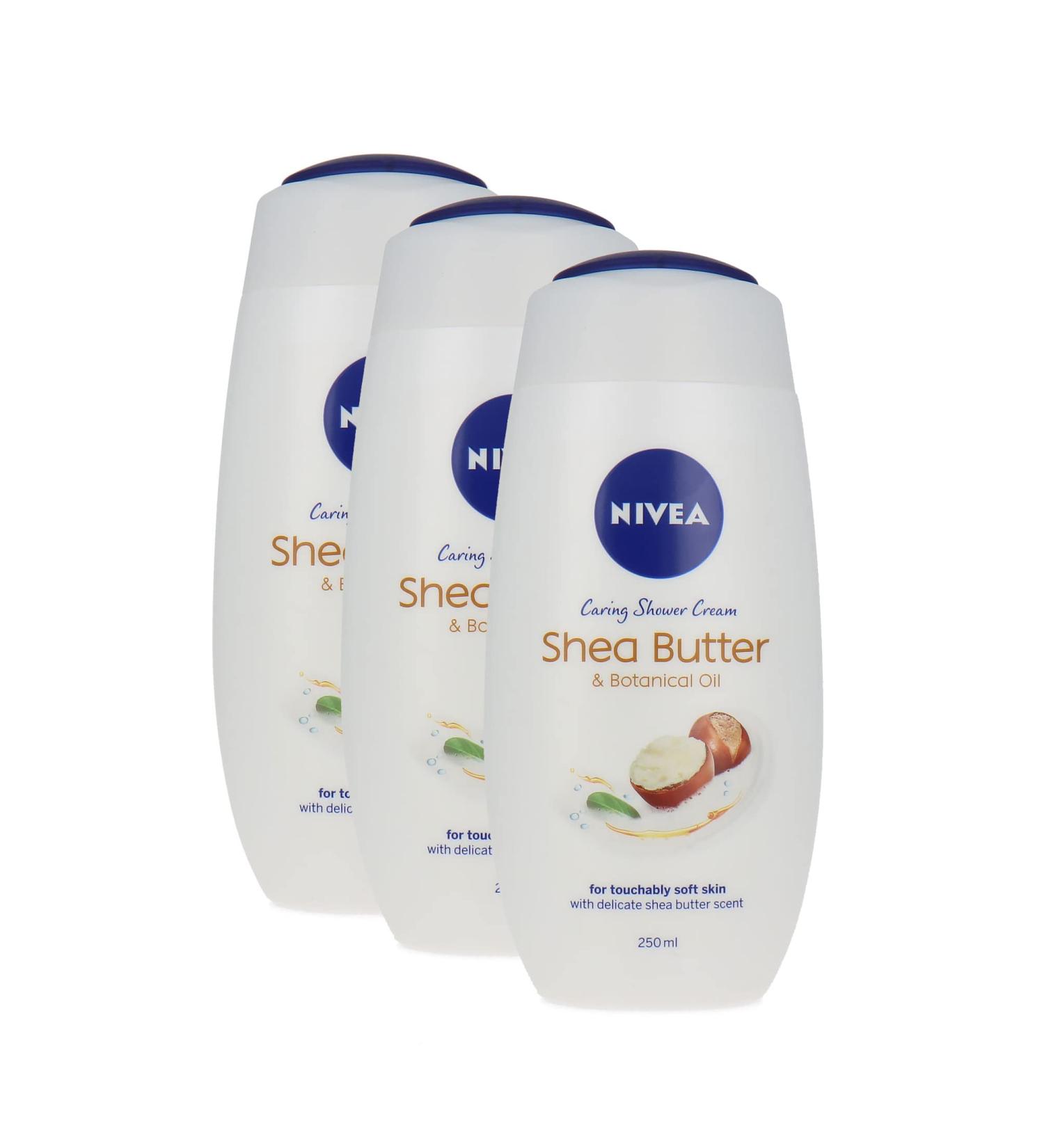 Nivea Shower gel shea butter & botanical oil 3 pieces 3 x 250 ml
