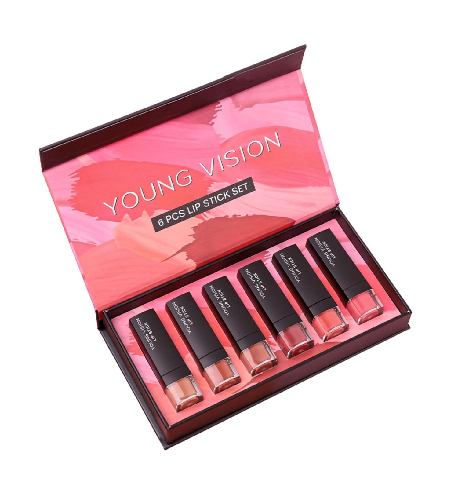 Adawd 6-Part Velvet Lipstick Set | Highly Pigmented Waterproof & Smooth | Perfect Gift for Women - Buy Online on GoSupps.com