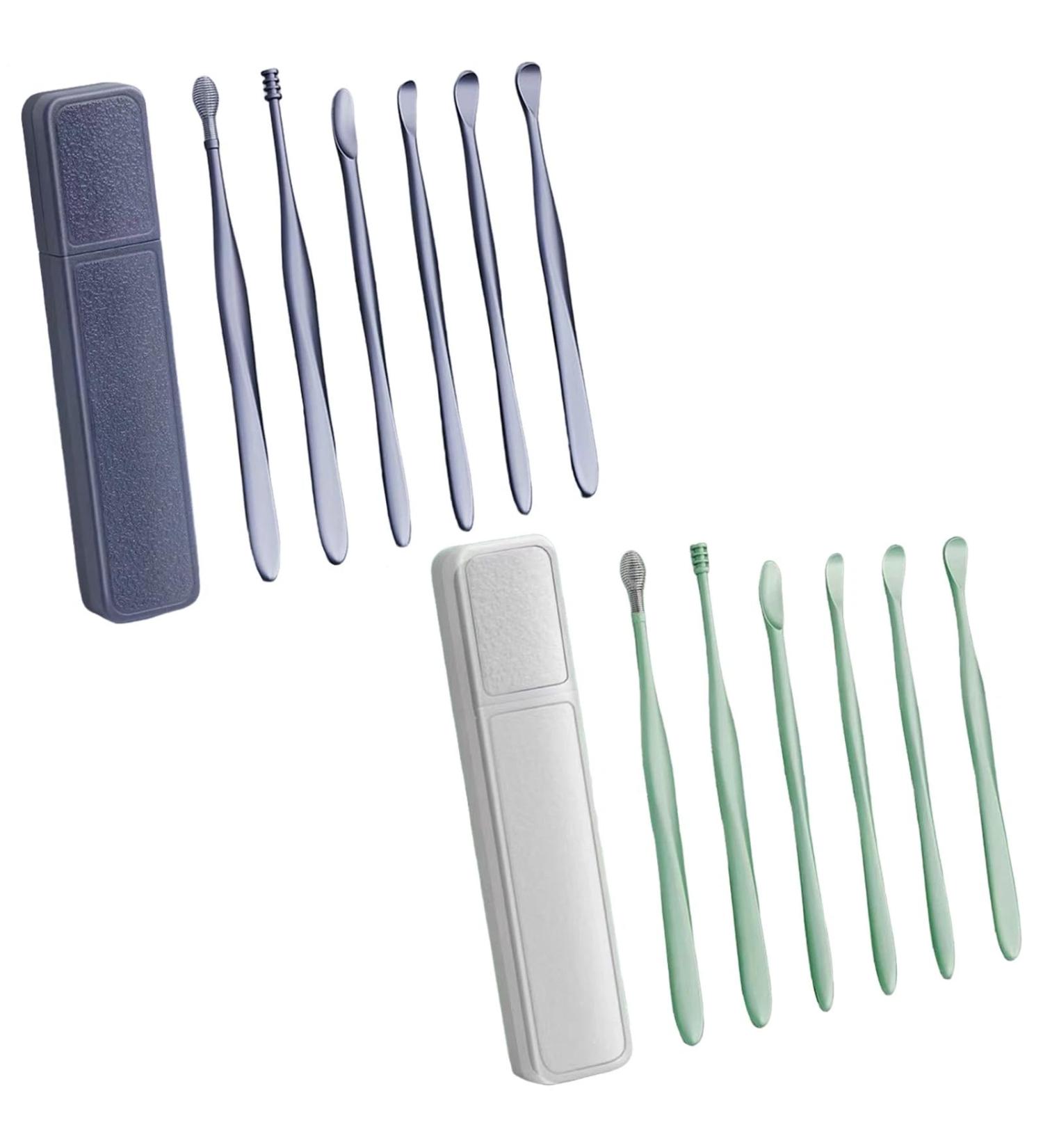 Ear Cleaning Kit - 10pcs Set Ear Care Set - Dandruff Cleaning Tool - Buy Online on GoSupps.com