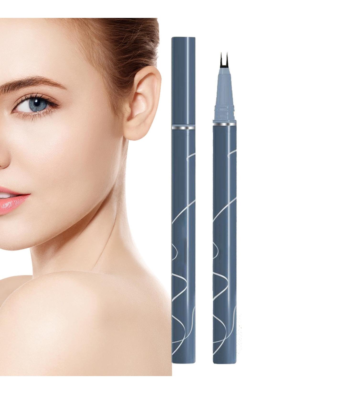  ulapithi Eyeliner Pen Waterproof Eyeliner Pen 1.5 ml Double-Ended Waterproof Liquid Eyeliner Pen with Brush Double-Ended Liquid Eyelash Pencil Waterproof Eyeliner - Buy Online on GoSupps.com