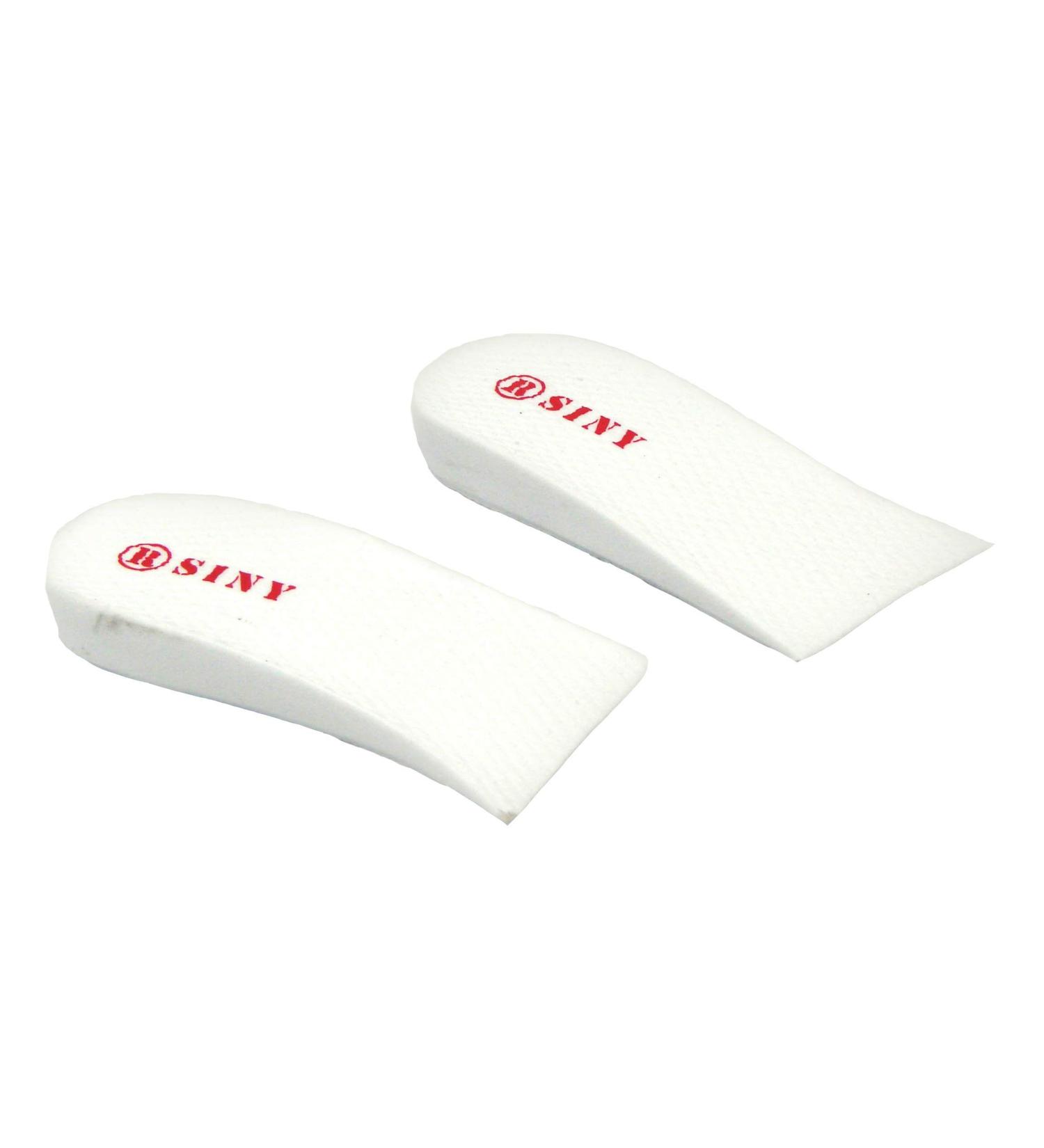 SINY 0.8 inches Shoe Insoles for Women and Men Height Increase Pad Air Cushion White Lift Kit