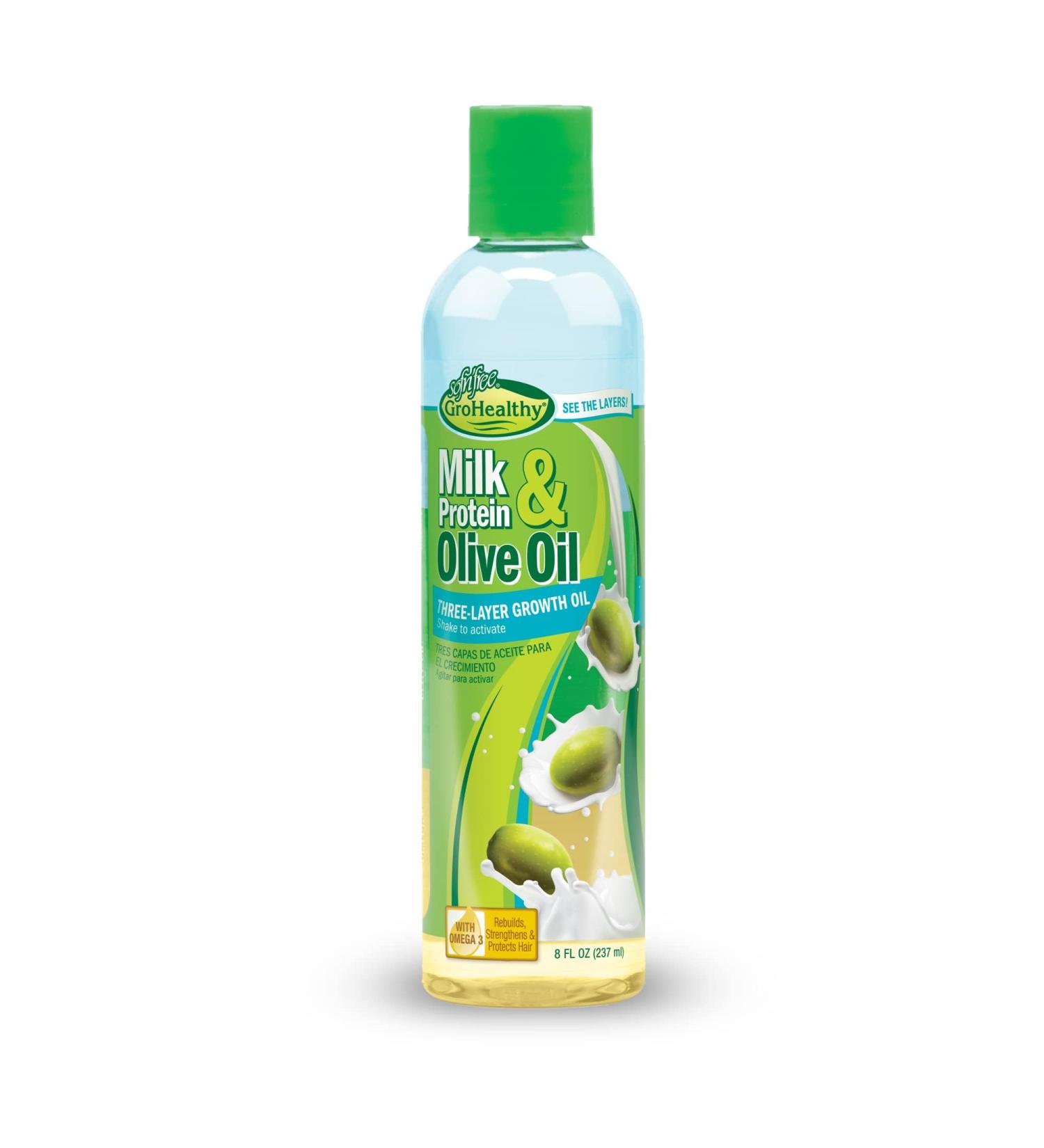 Sofn'free GroHealthy Milk Protein & Olive Oil Three-Layer Growth Oil - Buy Online on GoSupps.com