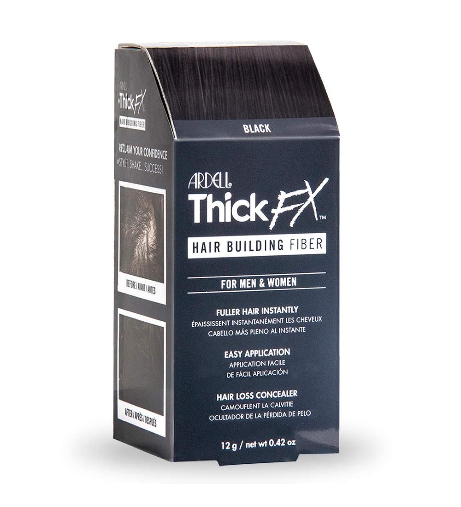 Ardell Thick FX Black Hair Building Fiber 0.42 oz - Fuller Hair Instantly - Buy Online on GoSupps.com