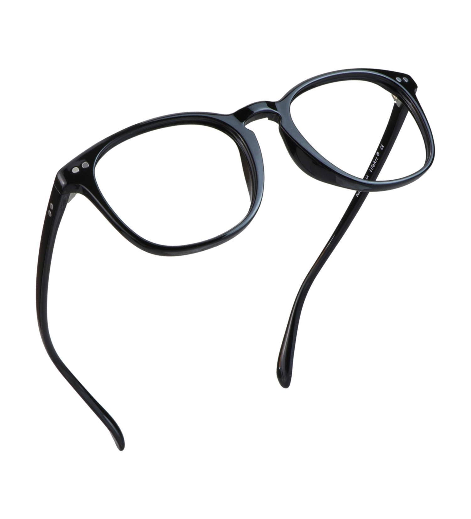 LifeArt Blue Light Blocking Glasses for Men & Women - Anti Eyestrain Anti Glare Computer Gaming & TV Glasses | No Magnification - Buy Online on GoSupps.com