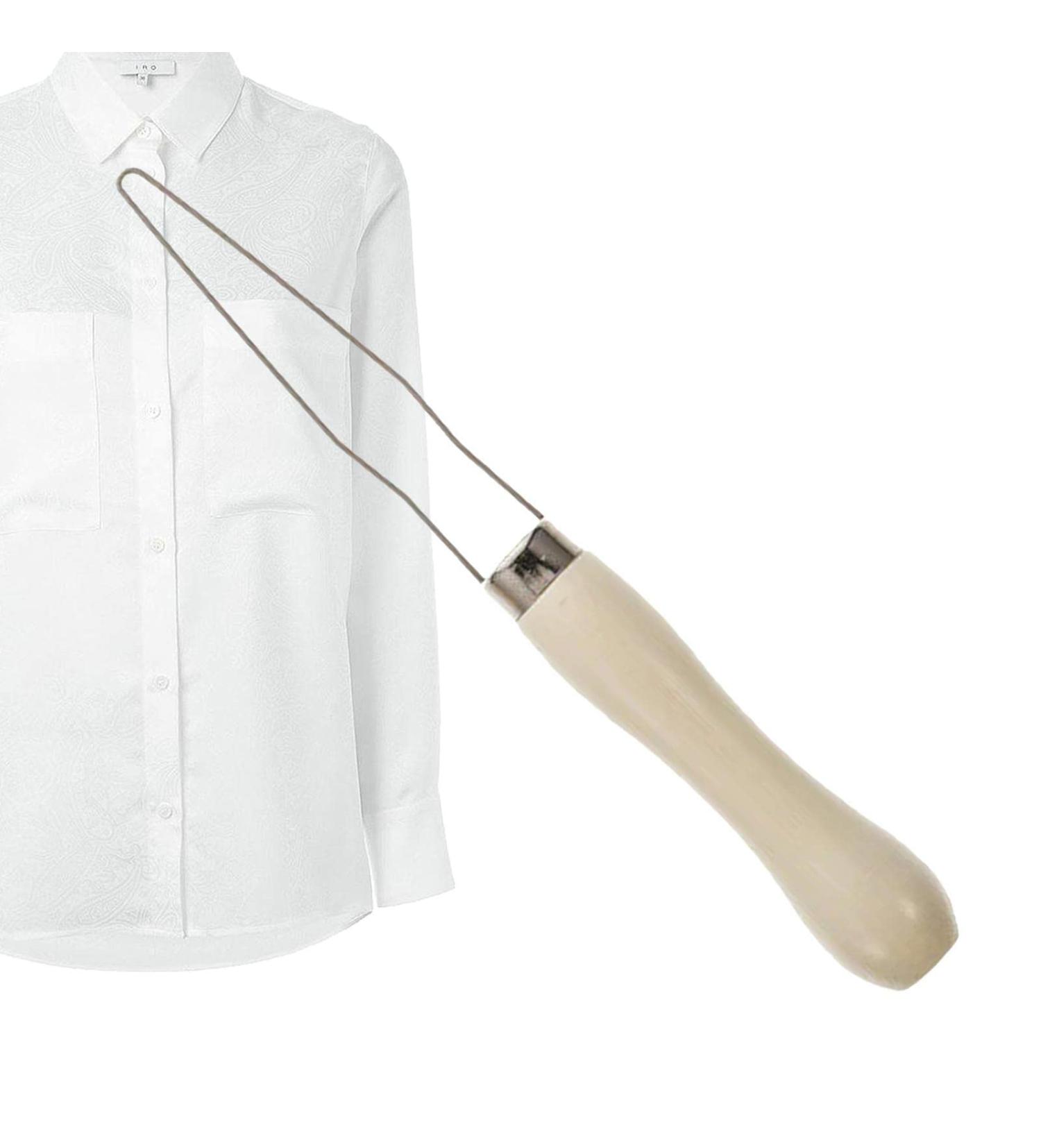 Easy Button Tool - Button Hook Helper for Jeans | Grip Button Hook Helper Shirt Collar Buttoner Practical for Clothing Sewing Lovers Riastvy White - Buy Online on GoSupps.com