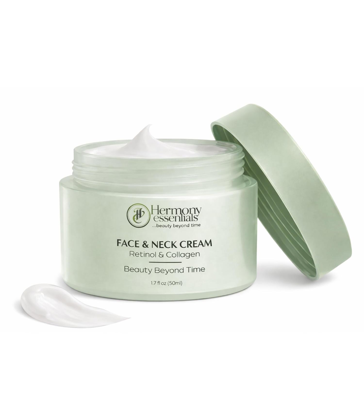Hermony Essentials Collagen Retinol & Hyaluronic Acid Cream Anti Aging Face & Neck Daily Moisturizer Firming Lightweight Fast Absorbing Cream Skincare for Women American Brand 1.7 fl oz - Buy Online on GoSupps.com