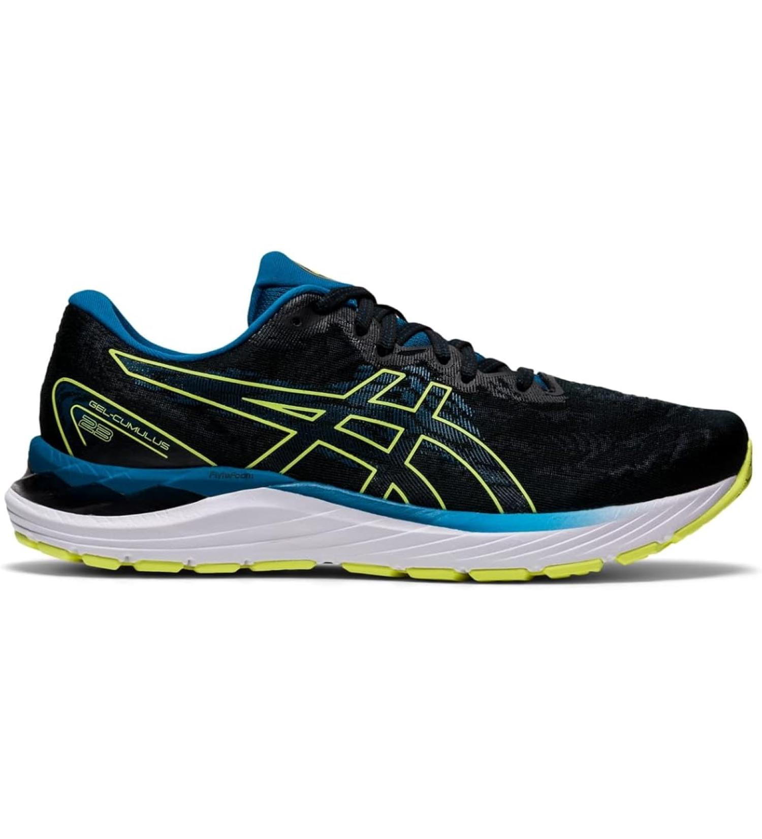 ASICS Men's Gel-Cumulus 23 Running Shoes - 11 Size - Black/Glow Yellow - Buy Online on GoSupps.com